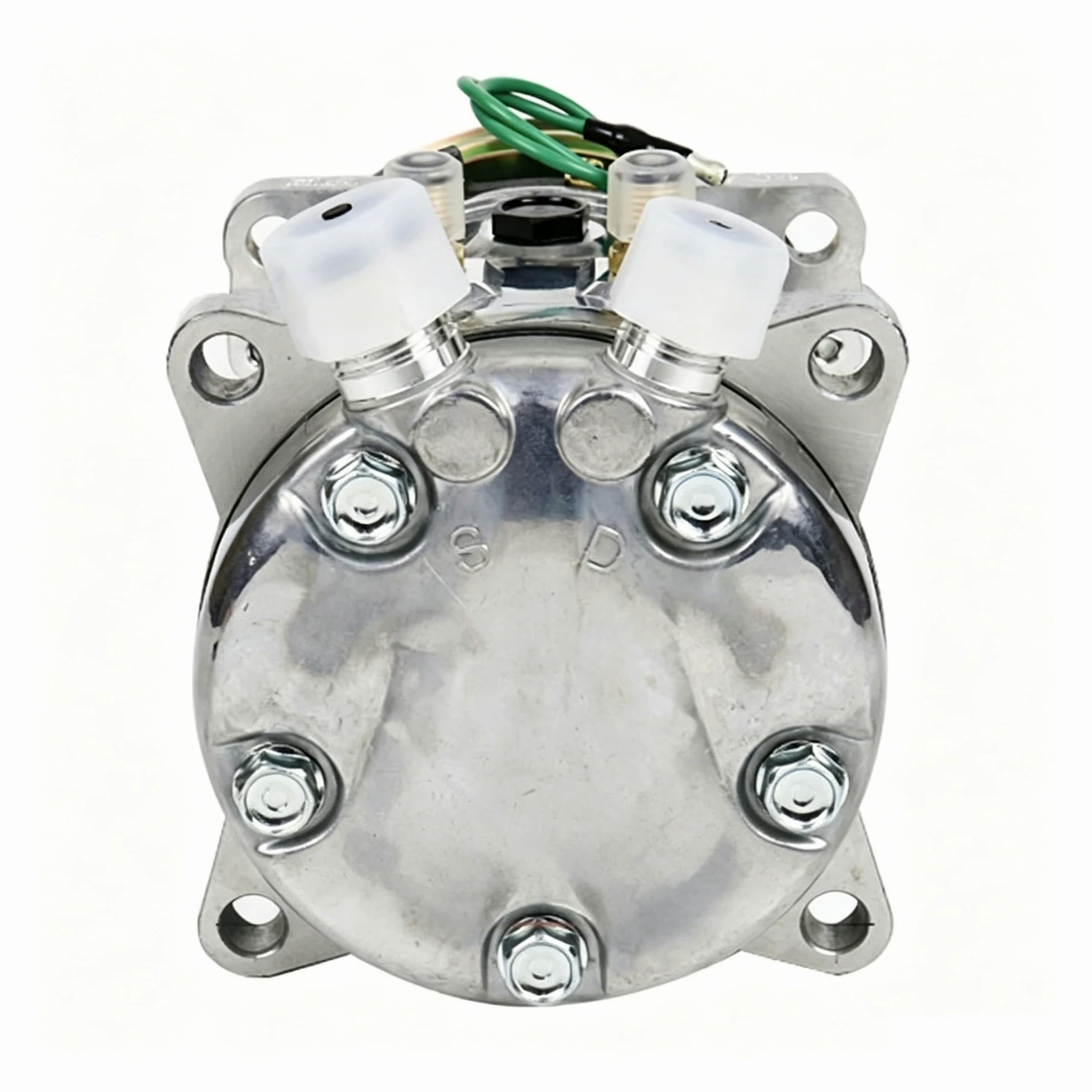Sanden 507 5H11 SD5H11 SD507 Compresor de Aire Acondicionado automotriz, Conjunto de enfriamiento de posventa de 12 V y 24 V for múltiples Tipos de vehículos(24 V)