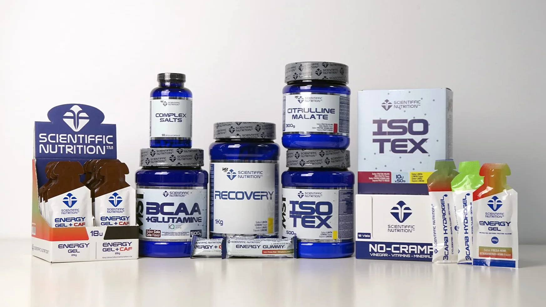 Scientiffic Nutrition Isotex Bebida Isotónica Instántanea en Polvo Sales Minerales Electrolitos Energía Sabor Limón 500 g
