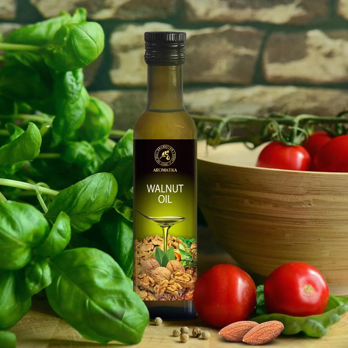 Aceite de Nuez 250ml Prensado en Frío 100% Puro Natural - Walnut Oil