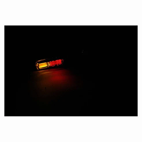Par 2 flechas COB LED cromado traseras con lentes ahumadas 'y luces de posición y de freno homologadas universales para moto Custom Harley Davidson SPORTSTER, Dyna, Softail, Touring, VRod; Yamaha;