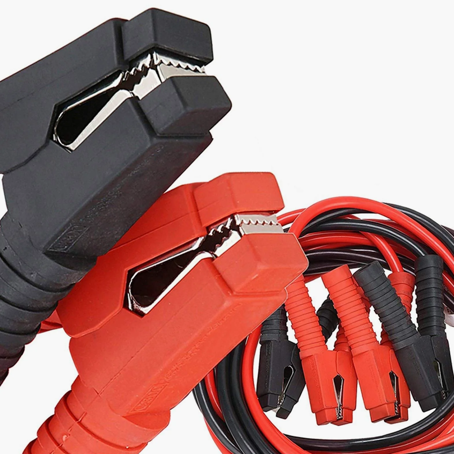 Cables de batería 1800AMP 500AMP 1000AMP Cable de Refuerzo Terminales de Emergencia Cables de Arranque para automóvil Furgoneta Camión (Color : 200CM 500AMP) (200cm 1000amp)