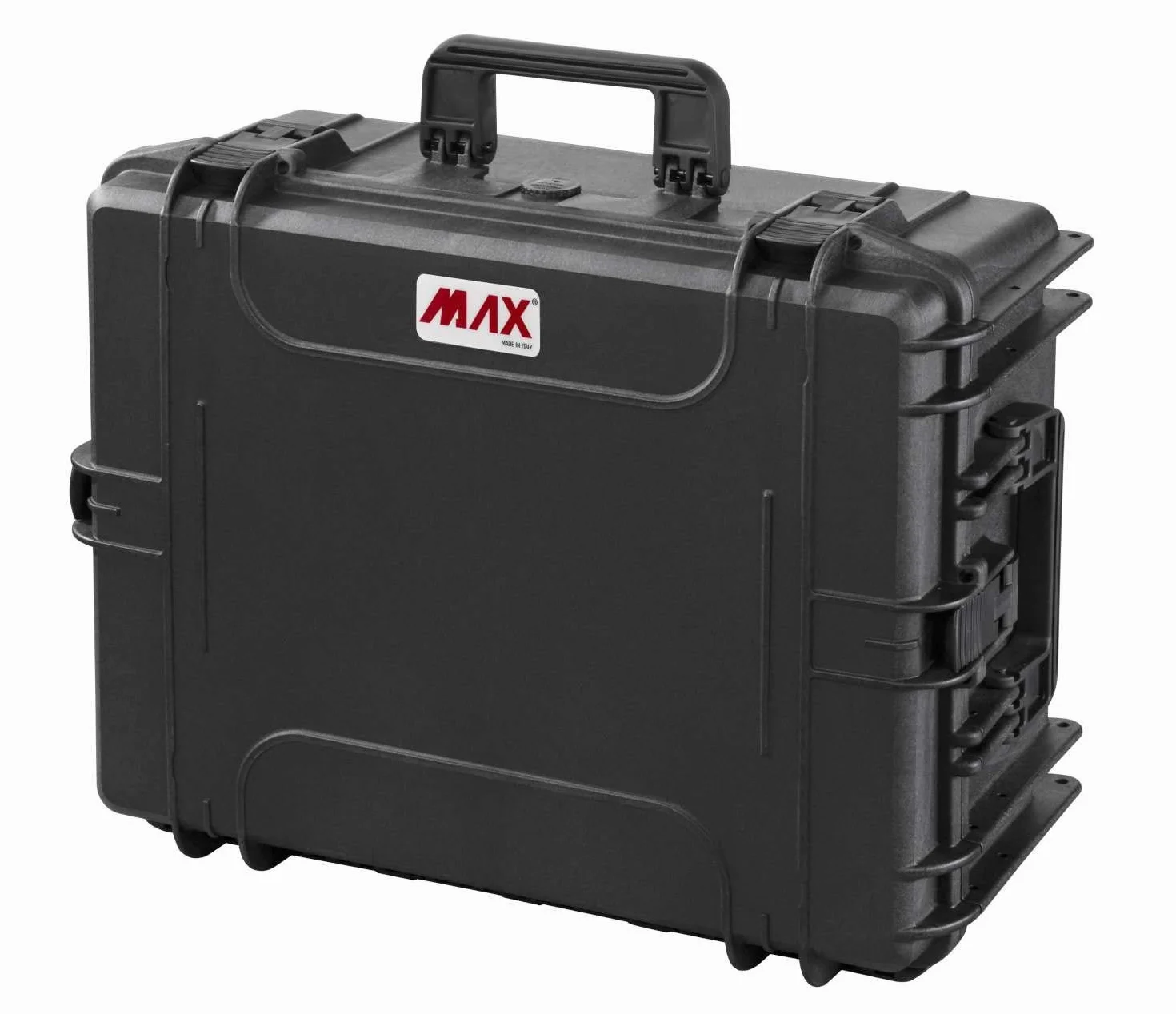 MAX Cases - MAX540H245.079 Negro - Maleta hermética vacía - Dimensiones internas 538 x 405 x 245 mm