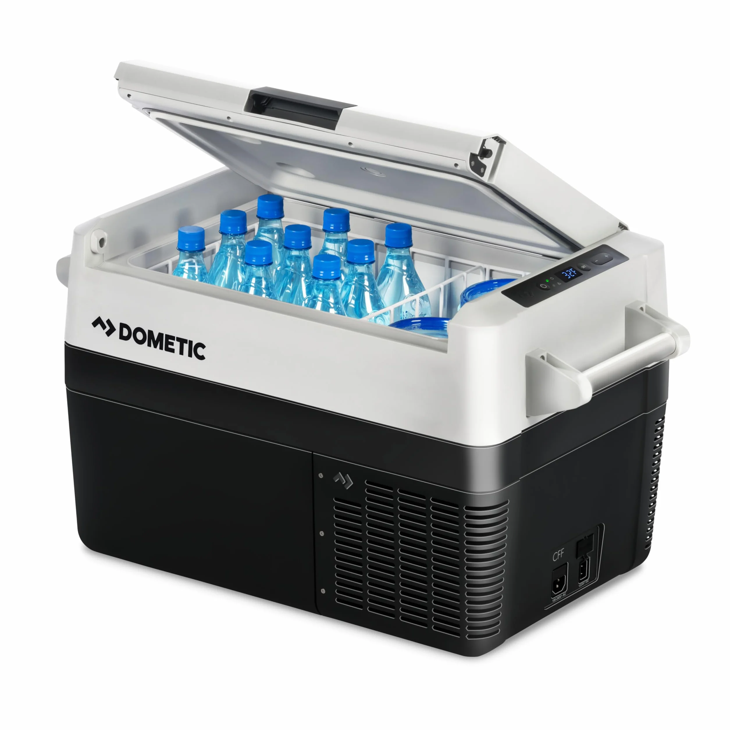 DOMETIC CFF 35 Nevera y congelador de compresor portátil, 30 l, con una capacidad de refrigeración de +10°C a -18°C para coche, camión, barco y autocaravana