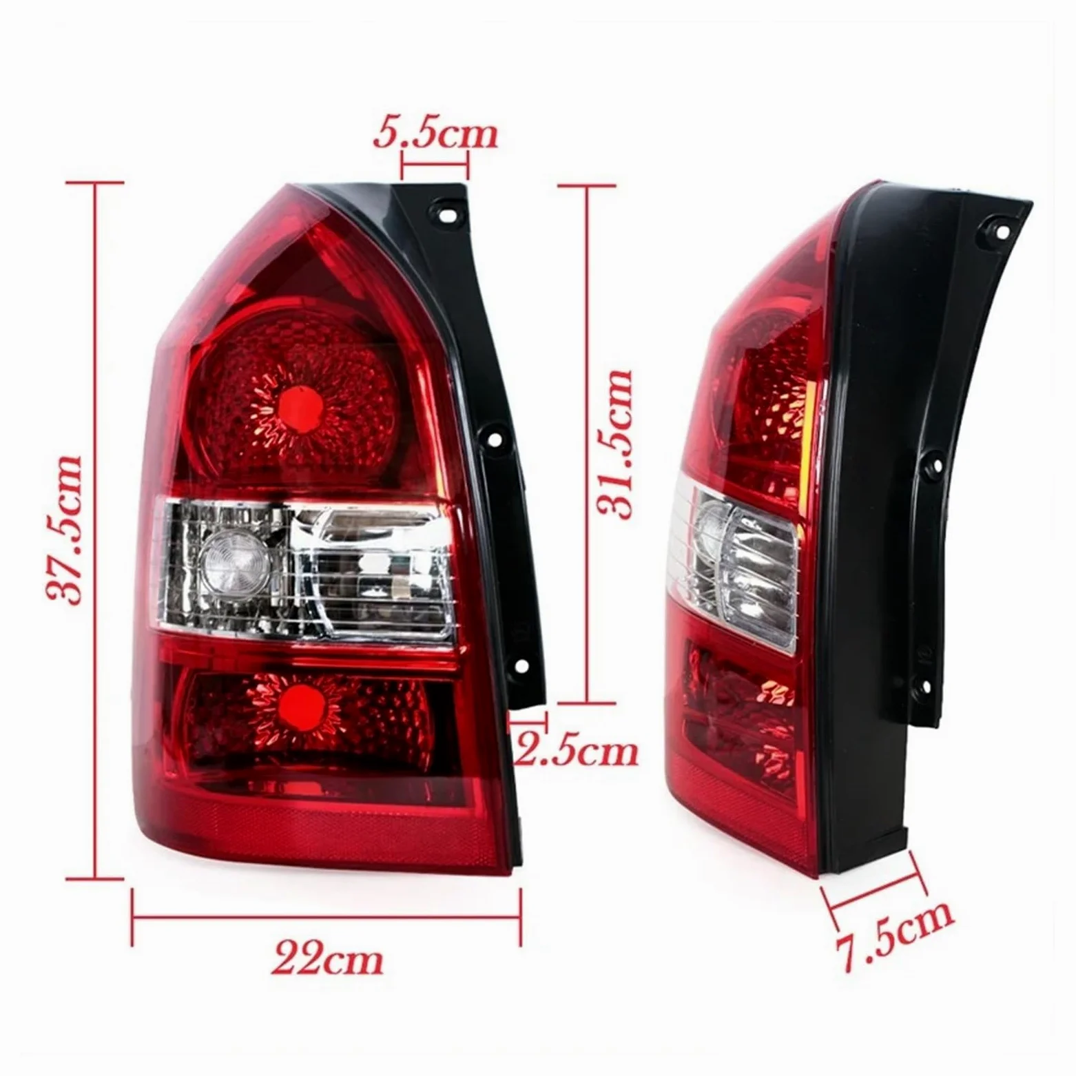 SANCAK Tercera Tercera Luz De Freno Para Hyundai Para Tucson 2005-2010 Pantalla Freno Coche, Carcasa Luces Traseras, Lámpara Trasera Marcha Atrás Sin Bombilla