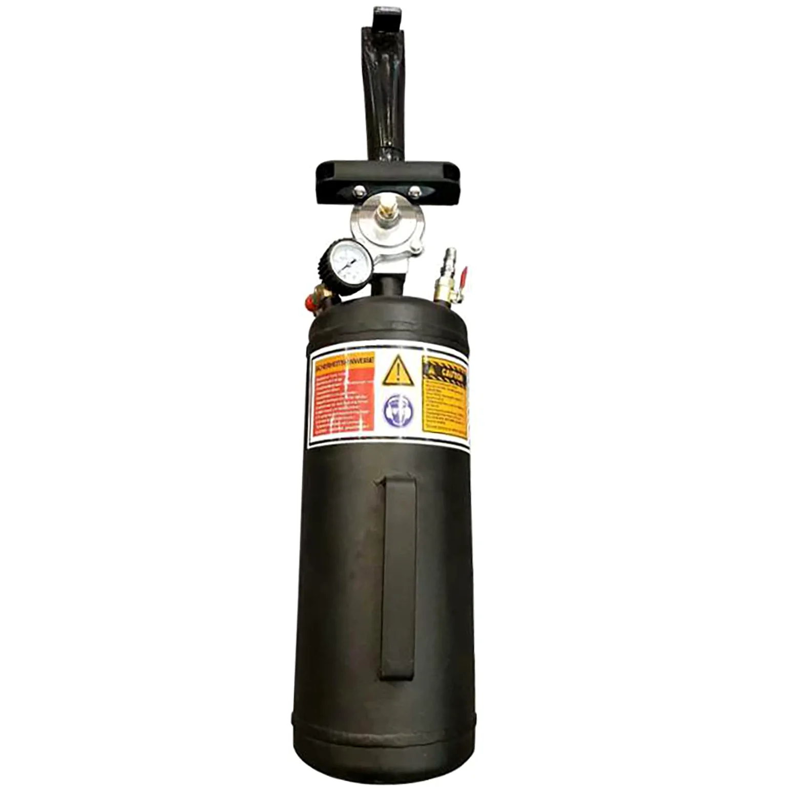 Inflador de neumáticos profesional de 3 galones (11,4 L) con manómetro grande, medidor de presión de aire, relleno de choque y ayuda de llenado, para neumáticos de coche, moto, bicicleta | compresor