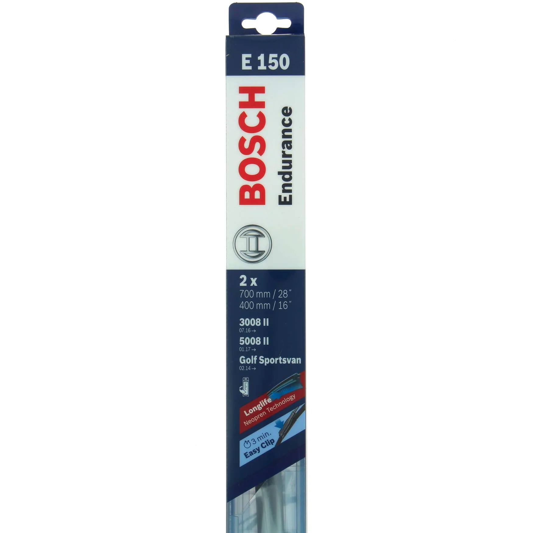 Bosch 647850 - Juego de 2 escobillas para limpiaparabrisas