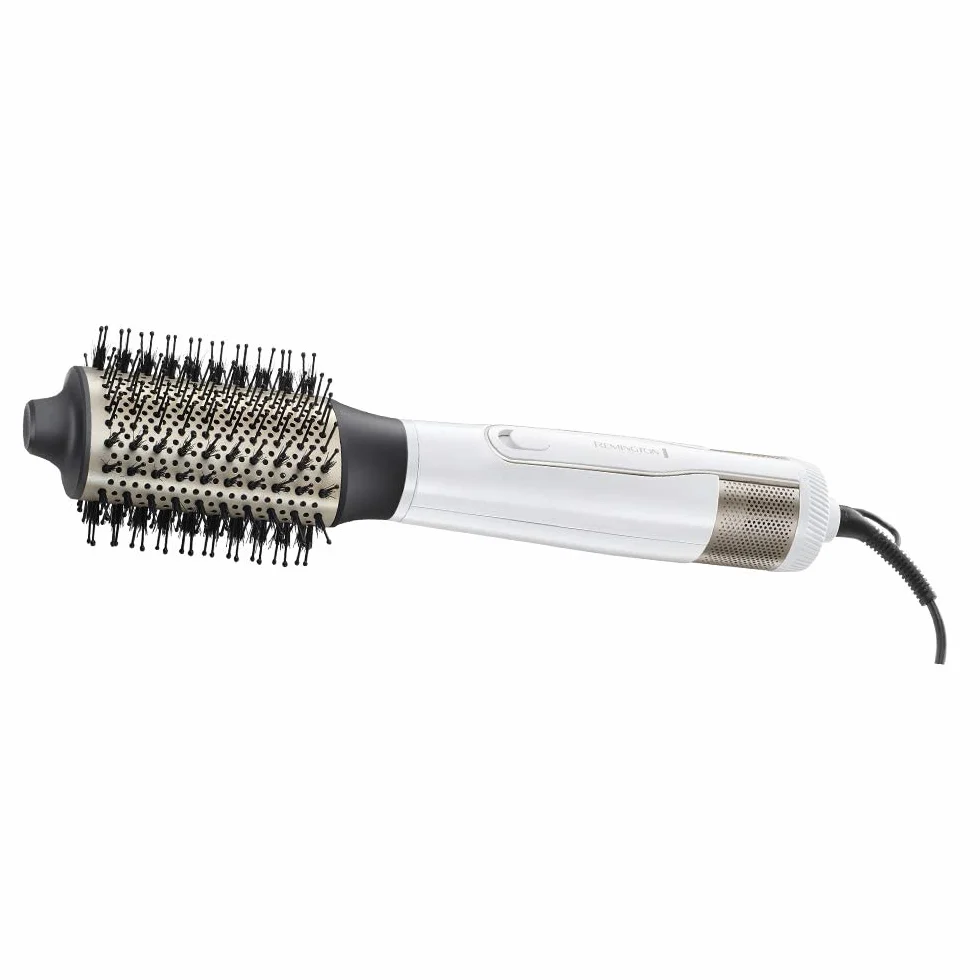 Remington Hydraluxe Cepillo de Aire Voluminizador AS8901, 1200 W, 3 Temperaturas, 2 Velocidades, Blanco