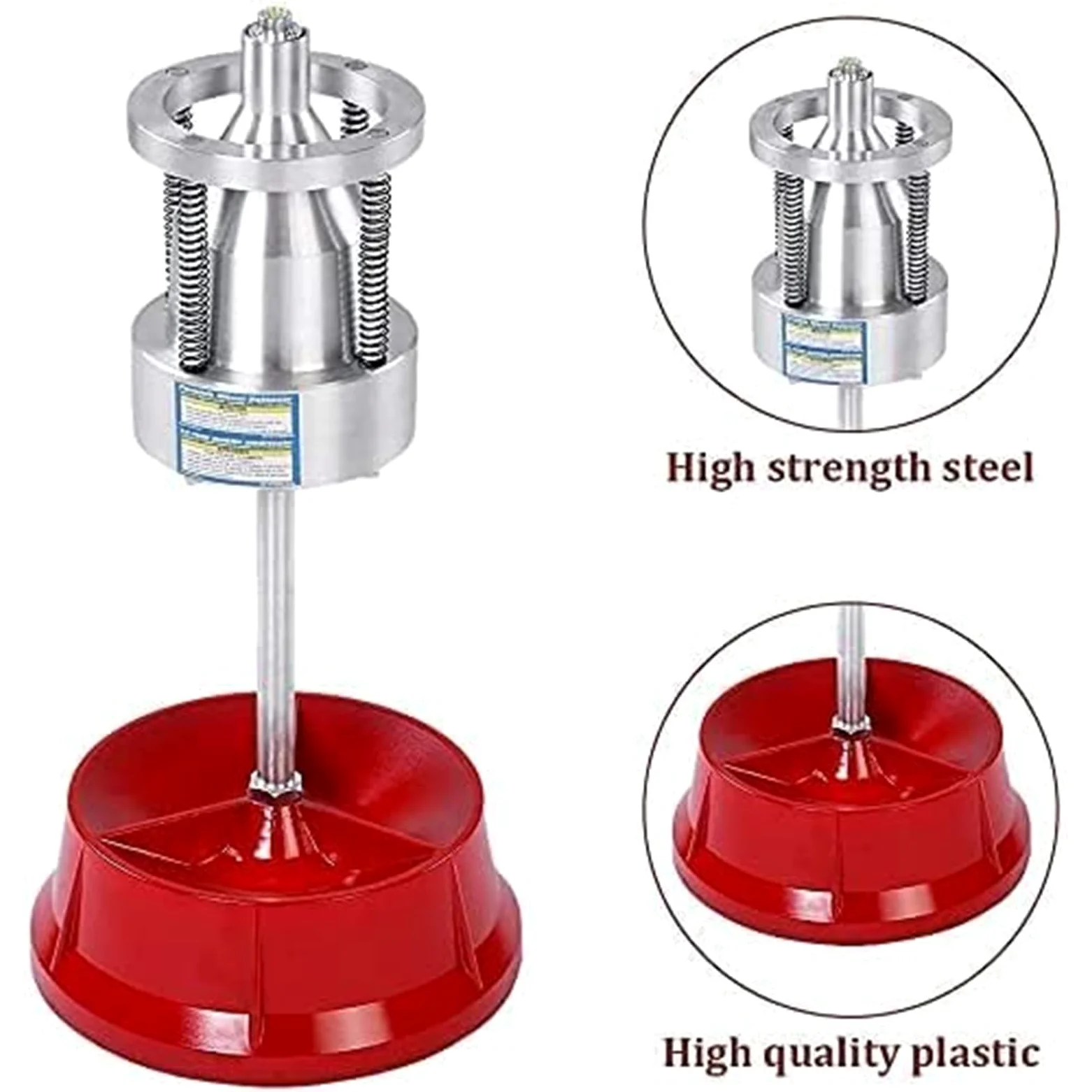 Soporte equilibrador manual de neumáticos, construcción de acero resistente para reparación de ruedas de automóviles y camiones ligeros