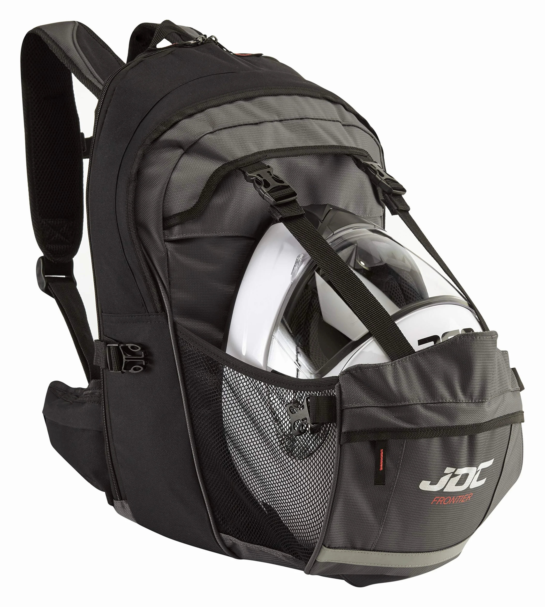 Frontier JDC Mochila para Moto Impermeable 24-36 l Compartimento Casco