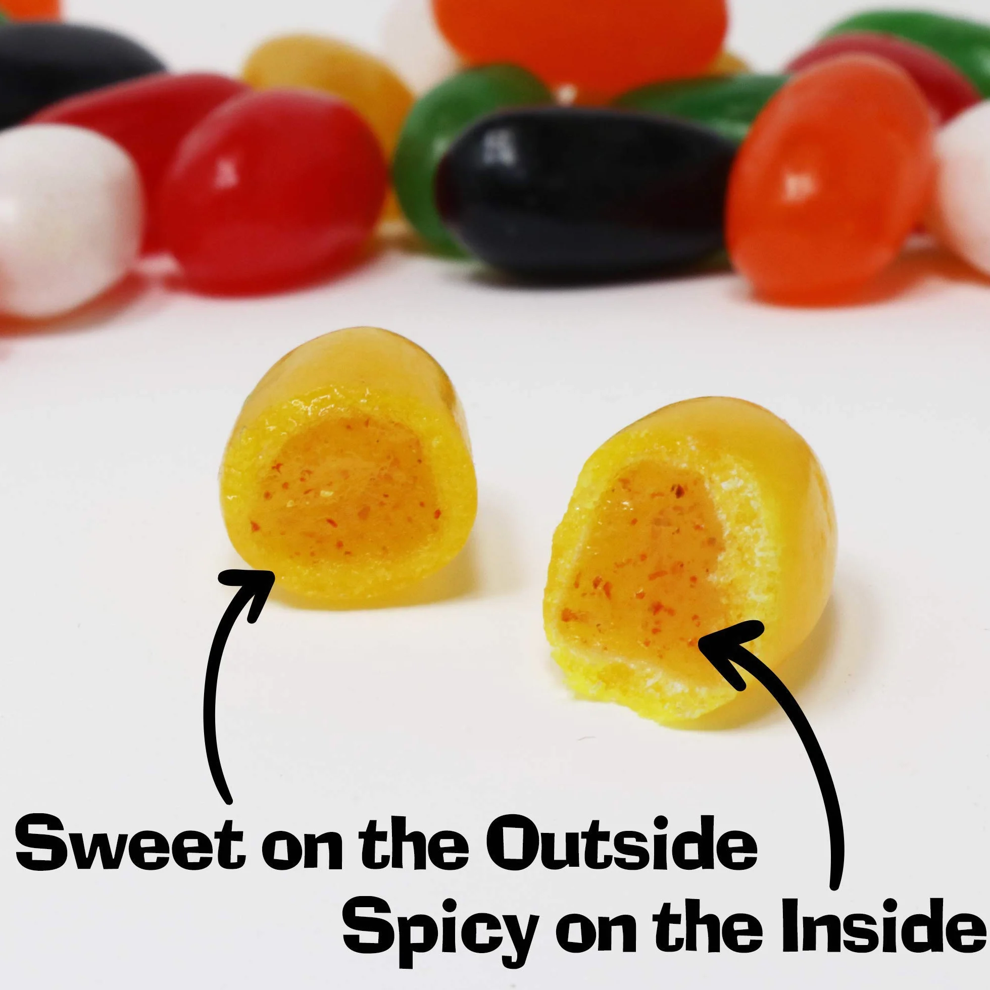 KICKIN' Premium Gourmet Hot Spicy Jellybeans con Habanero - Dulces de Pascua
