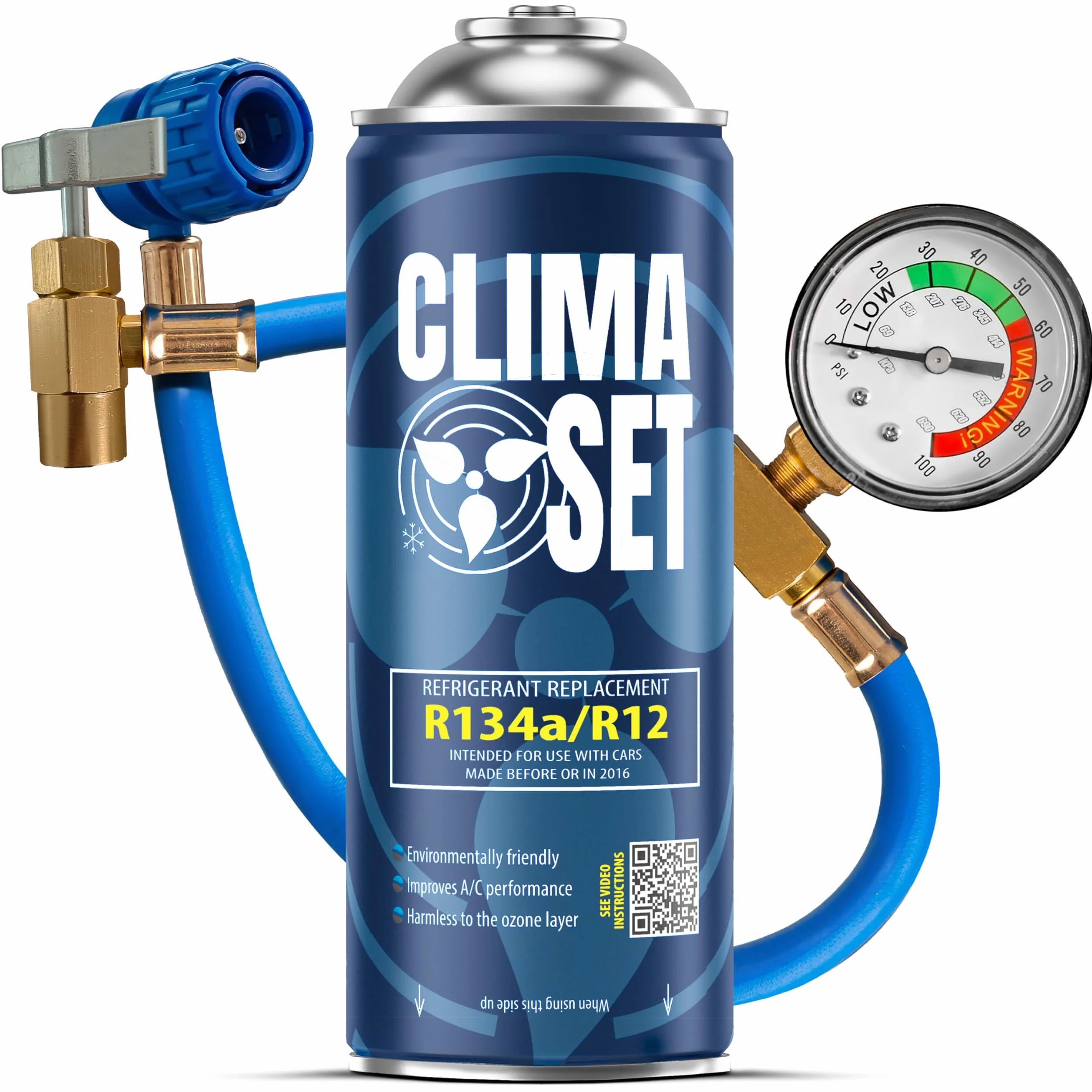 ClimaSet Gas R134a Repuesto Aire Acondicionado Coche Manguera 170