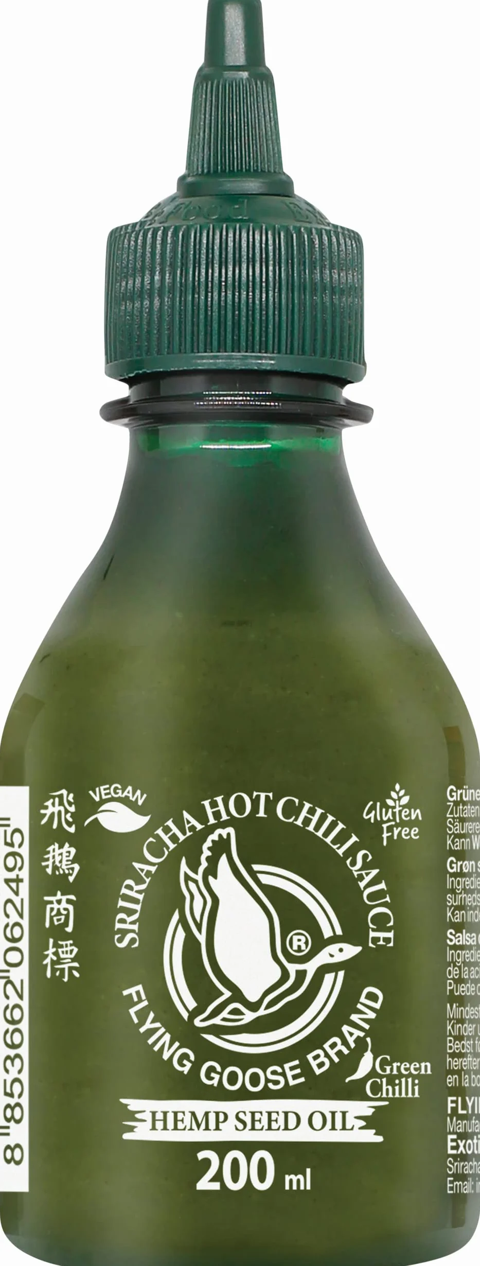 Flying Goose Salsa de chile Sriracha con aceite de semilla de cáñamo 225g
