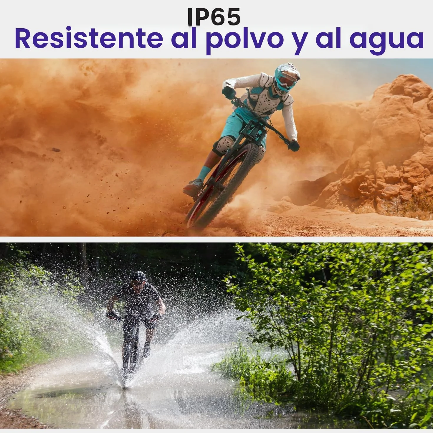 Fosmon Alarma inalámbrica antirrobo para Bicicleta con Control Remoto, Impermeable, Funciona con Pilas, Alarma de Seguridad súper Fuerte de 113 dB para Bicicleta, Motocicleta, Scooter de Movilidad,