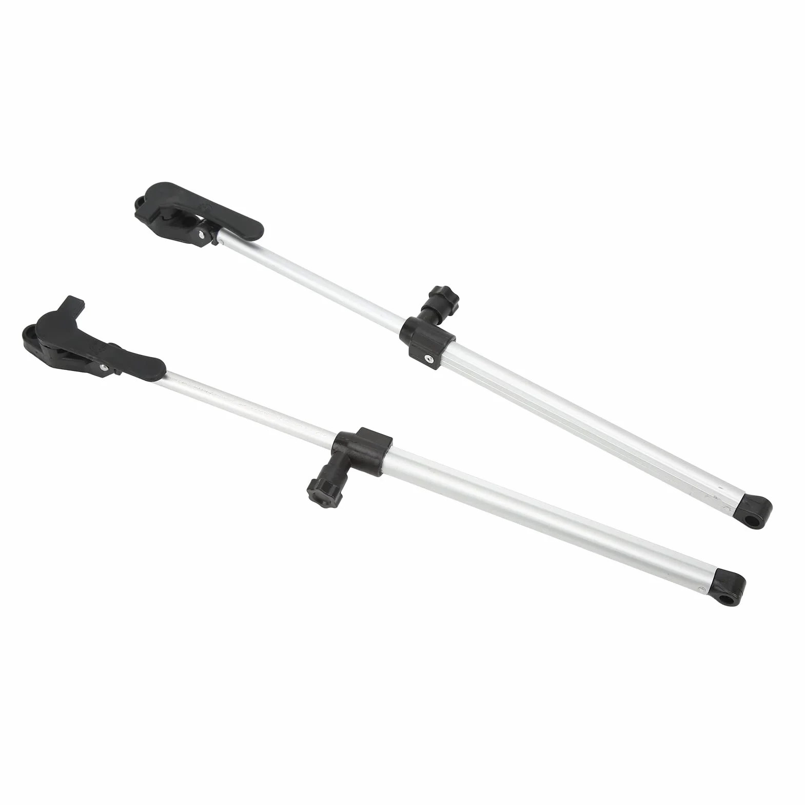Barra de soporte para ventana de autocaravana, 2 unidades con cremallera, 310 mm a 435 mm, barra de soporte telescópica para ventanas de caravana, campista, remolque, yate