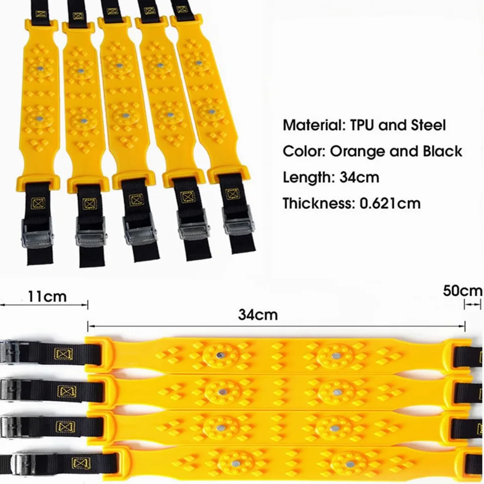 Cadenas Coche Nieve 10 Uds cadenas for ruedas de coche cadenas de nieve for automóviles neumáticos ruedas de coche cadenas for nieve y hielo cadena for neumáticos cadenas de nieve antideslizantes de T