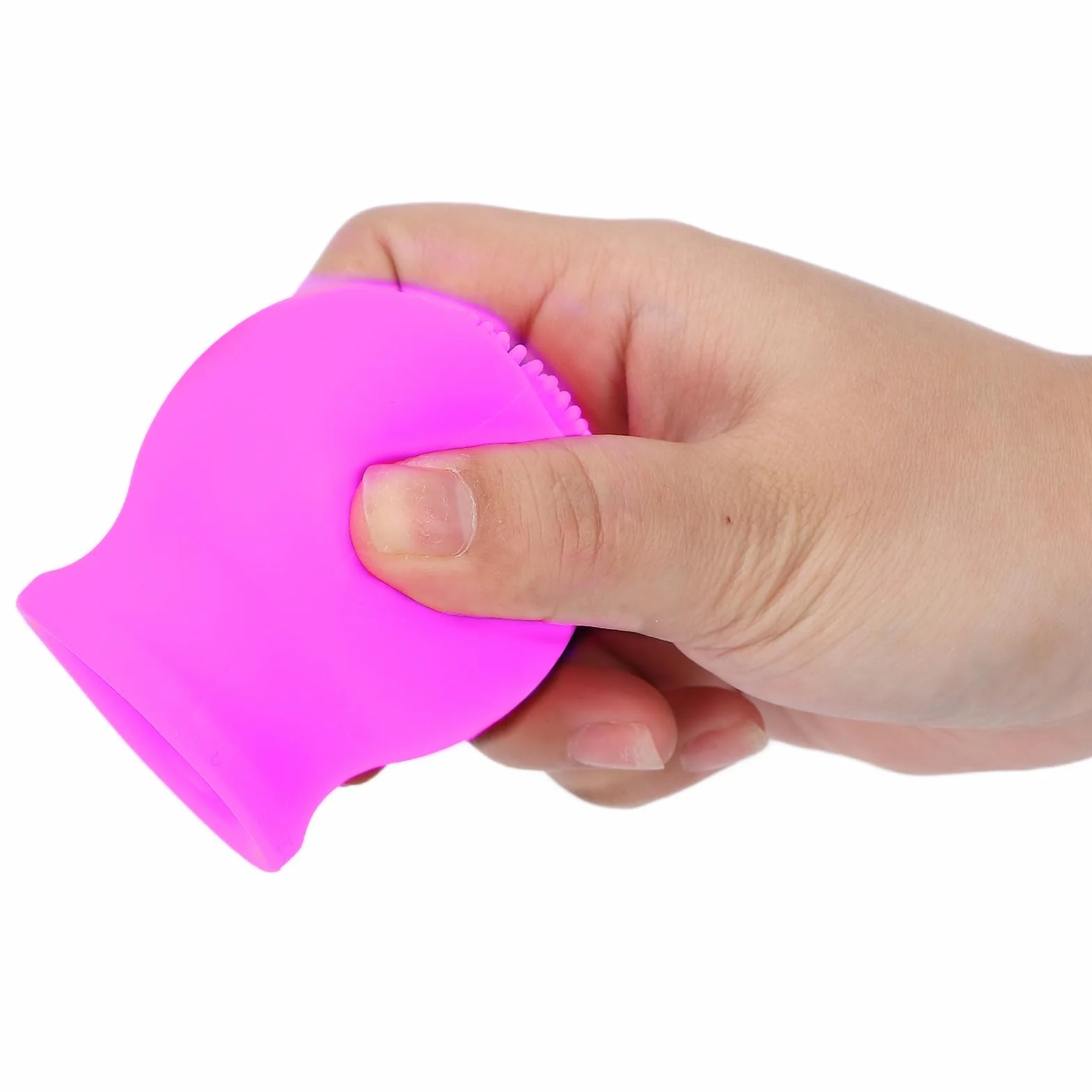 Bomba de Labios de Silicona 2 Colores para Masaje Facial con Cepillo