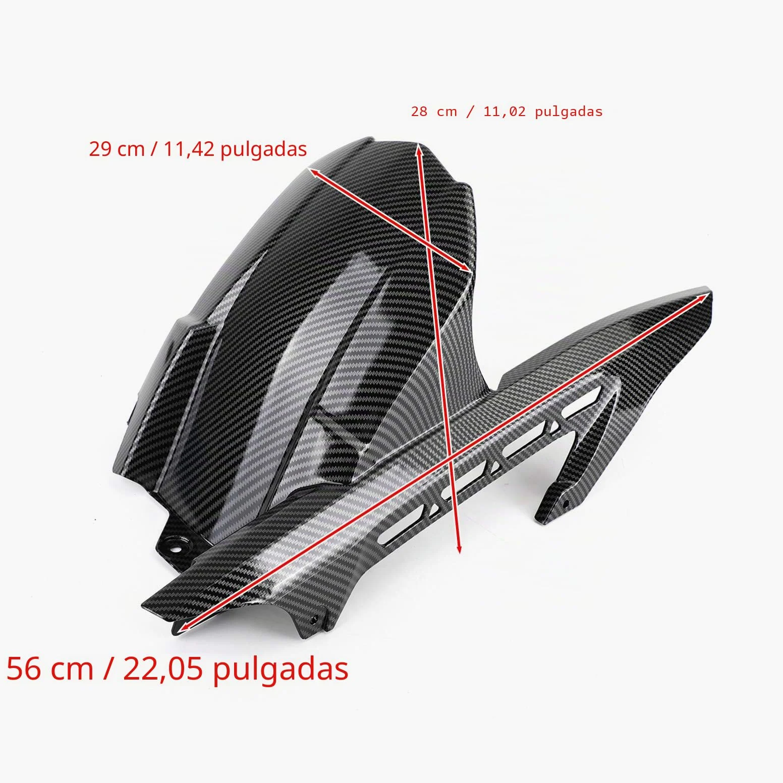 Guardabarros Trasero para Moto Kawasaki Z900 Z900RS 2017-2021 Carbon
