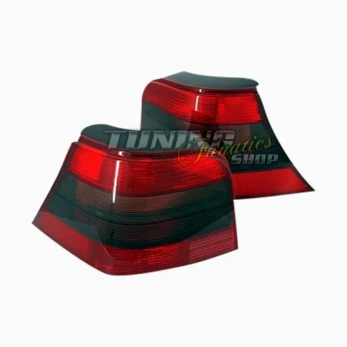Juego de faros traseros rojo y negro 25 en diseño elegante