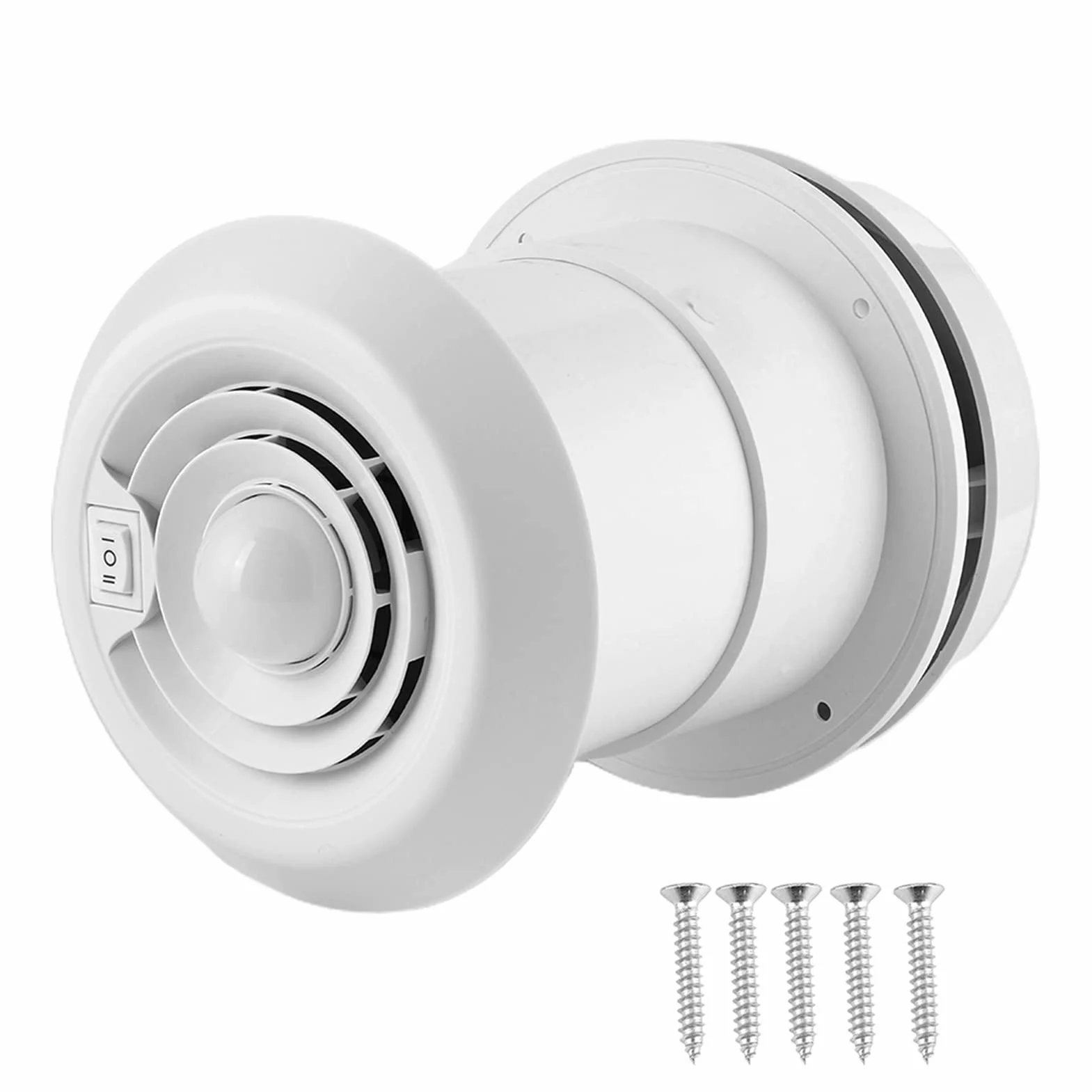 Ventilador para caravanas 12V 5000 R/min extractor de techo LED redondo