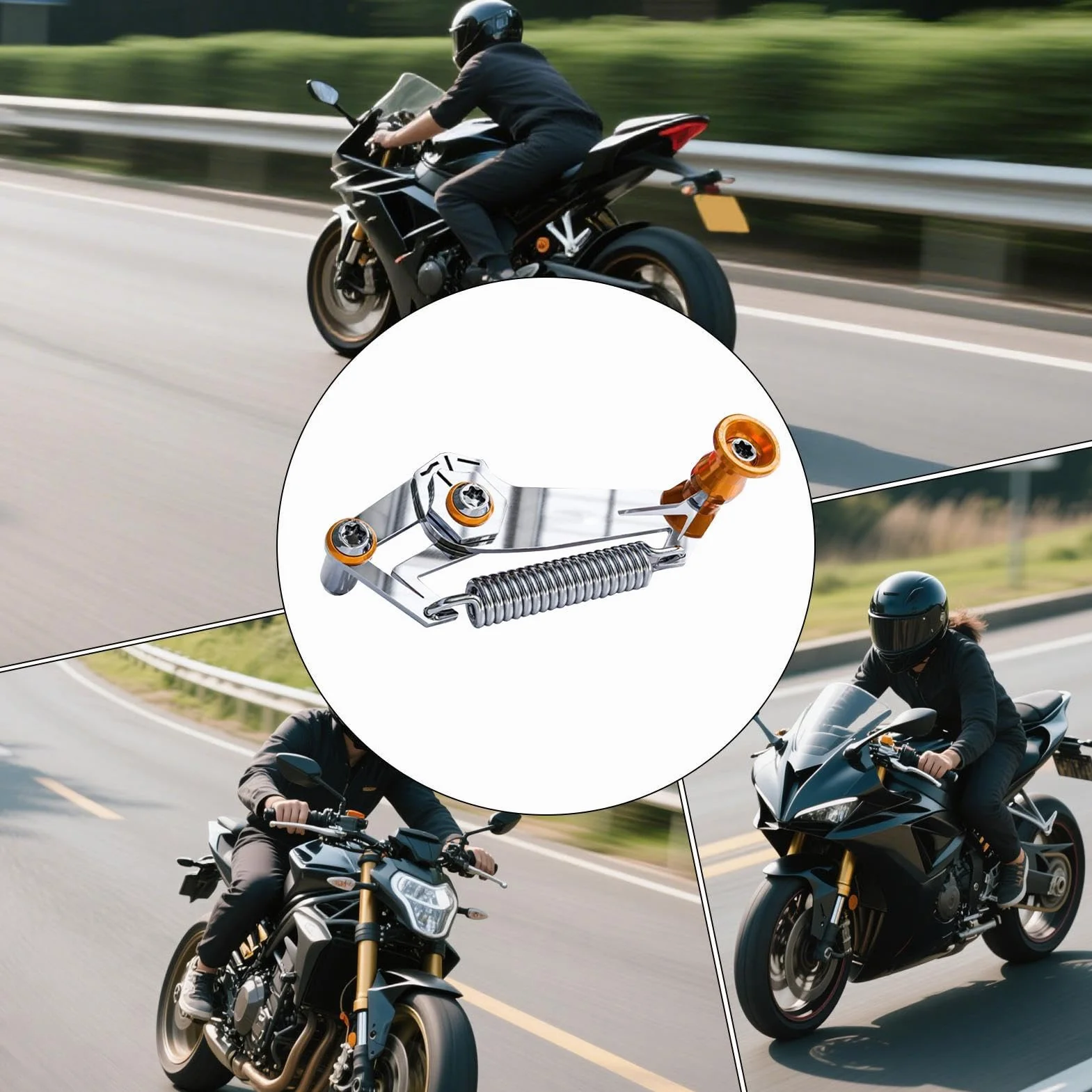 Herramienta De Cadena Para Motocicleta - Ayuda de Alineación de Precisión para Uso Intensivo,Herramienta Tensor de Cadena | para Motocicletas de Motos de Cross Chopper ATV Turismo
