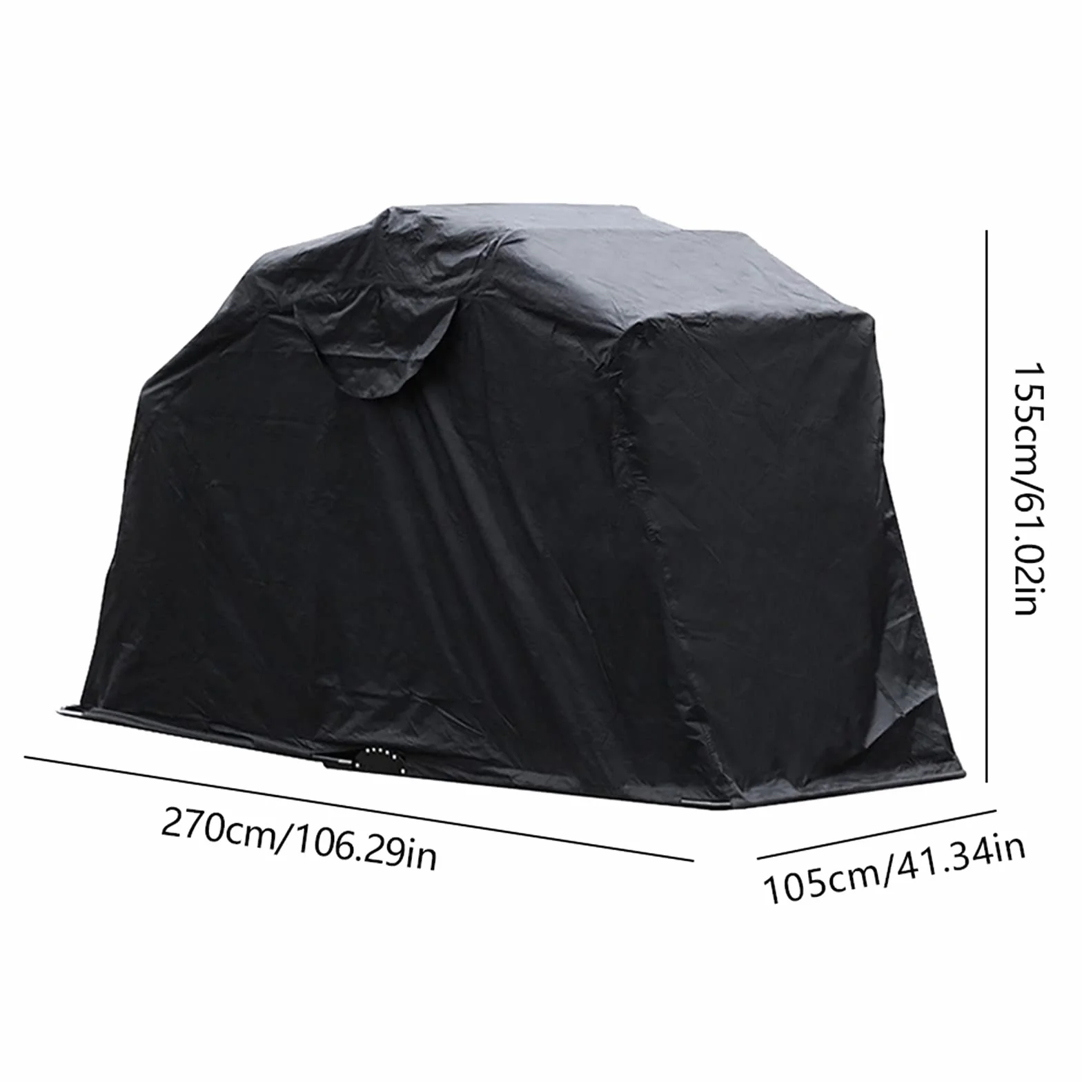 Tienda de campaña universal plegable para motocicleta, garaje, lona protectora plegable con bolsa de transporte, tienda de campaña plegable para motocicleta, garaje, protección UV, cubierta