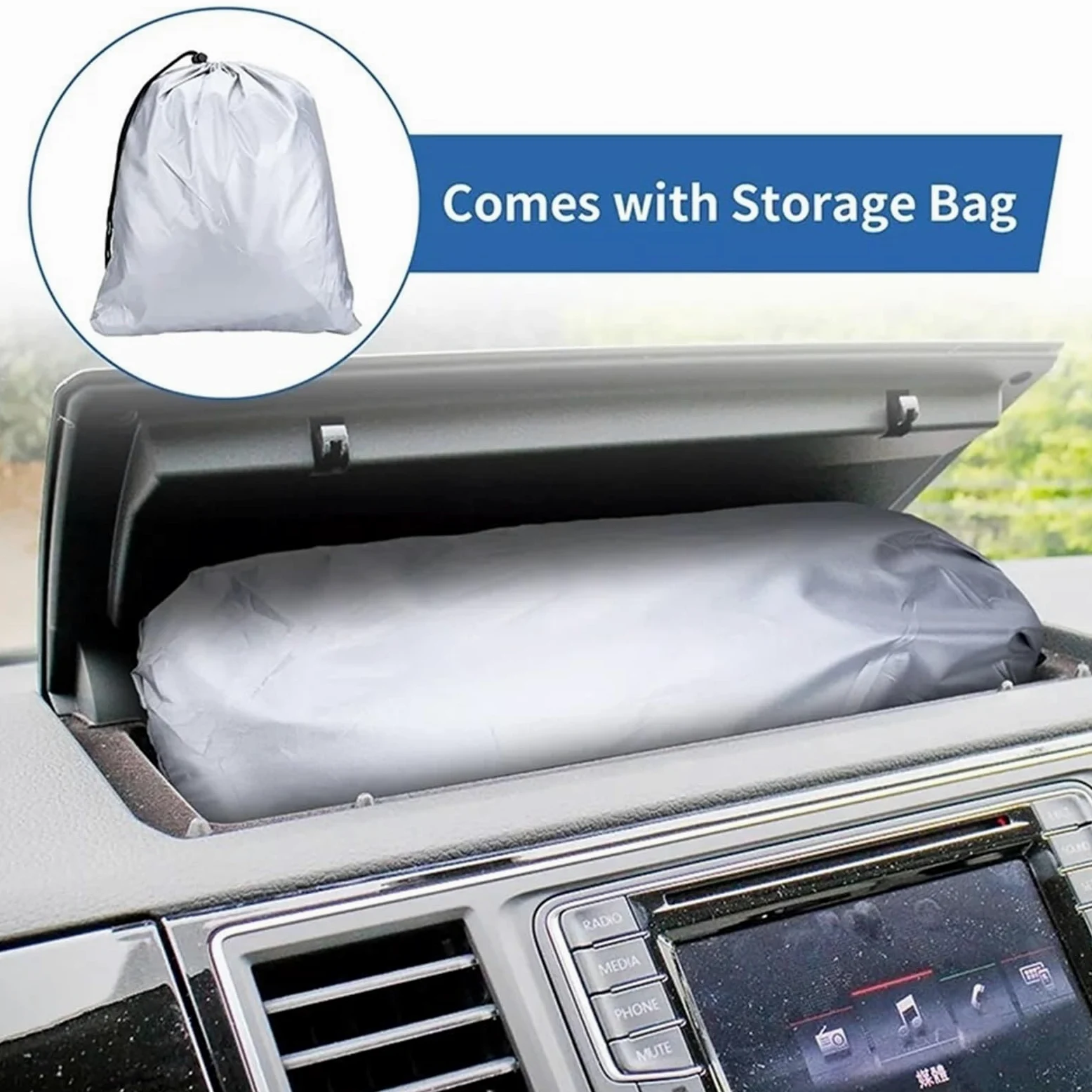 para VW Transporter T5 Cubierta De Parabrisas Coche Protección UV Nieve para Toldo Parasol Parabrisas para Coche