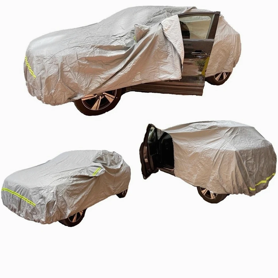 Funda para coche antigranizo, afelpada, impermeable, antiarañazos, compatible con Land Rover Range Rover Evoque 2.0 Si4 240 CV Conv. SE Dynamic talla XXL LUN572XLAR215XALT150 cm