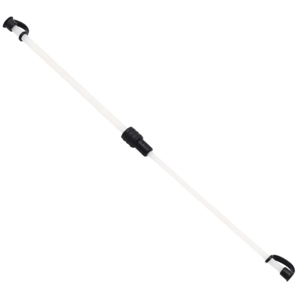Purgador de frenos blanco y negro, 0,2 L, bomba de mano para líquido de frenos, herramienta de purga con manguera transparente para reparación de taller