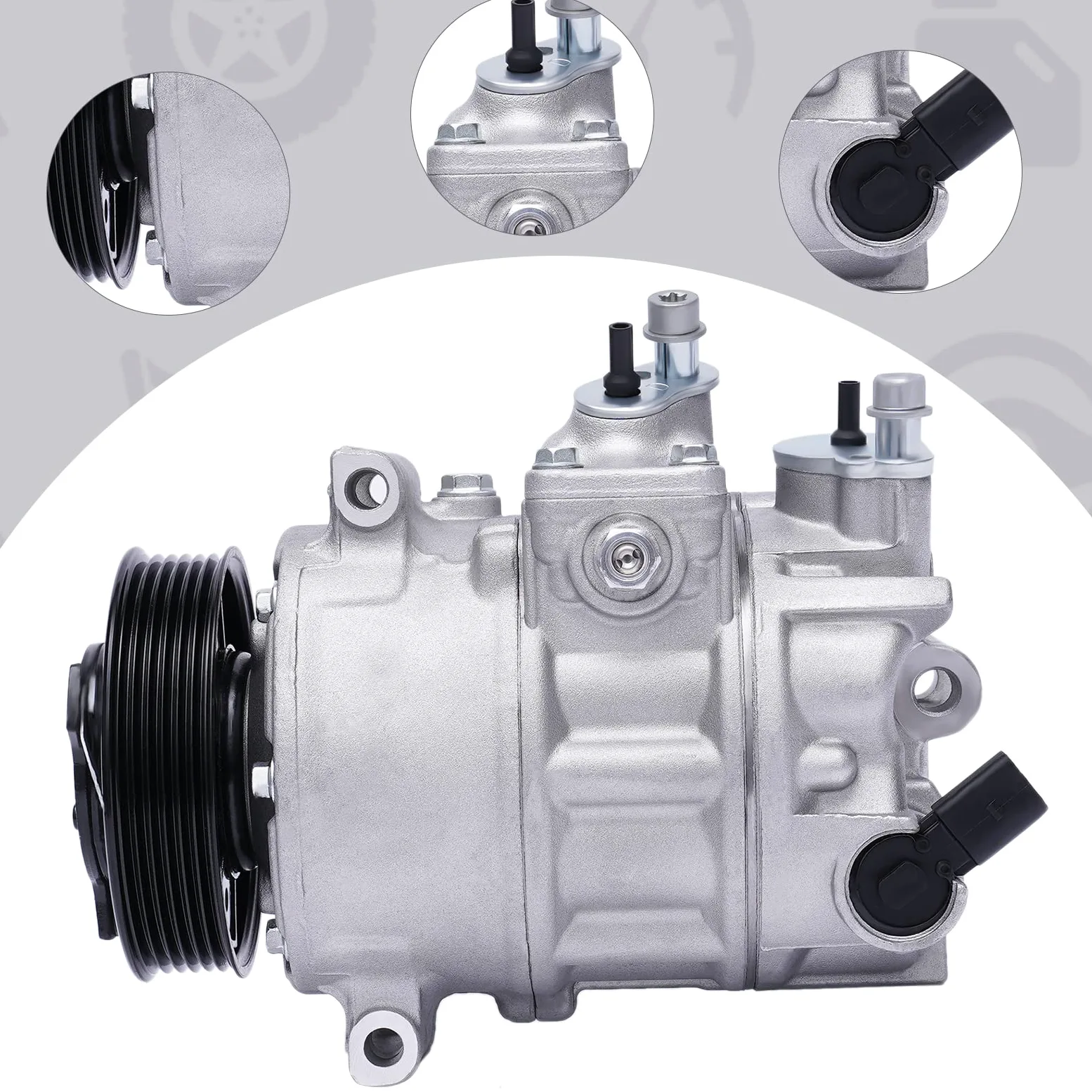 Compresor De Aire Acondicionado, 699357 Compresor De Refrigeración Eficaz, Para Coches, Camiones o SUV
