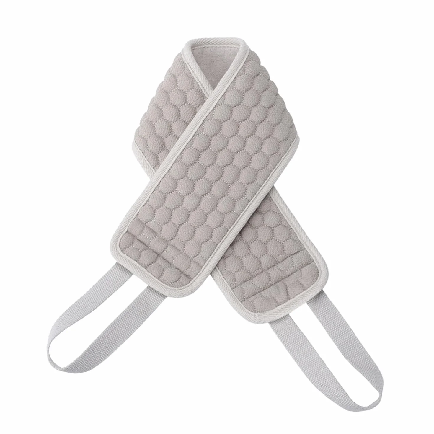 Estropajo para la espalda para ducha baño gris