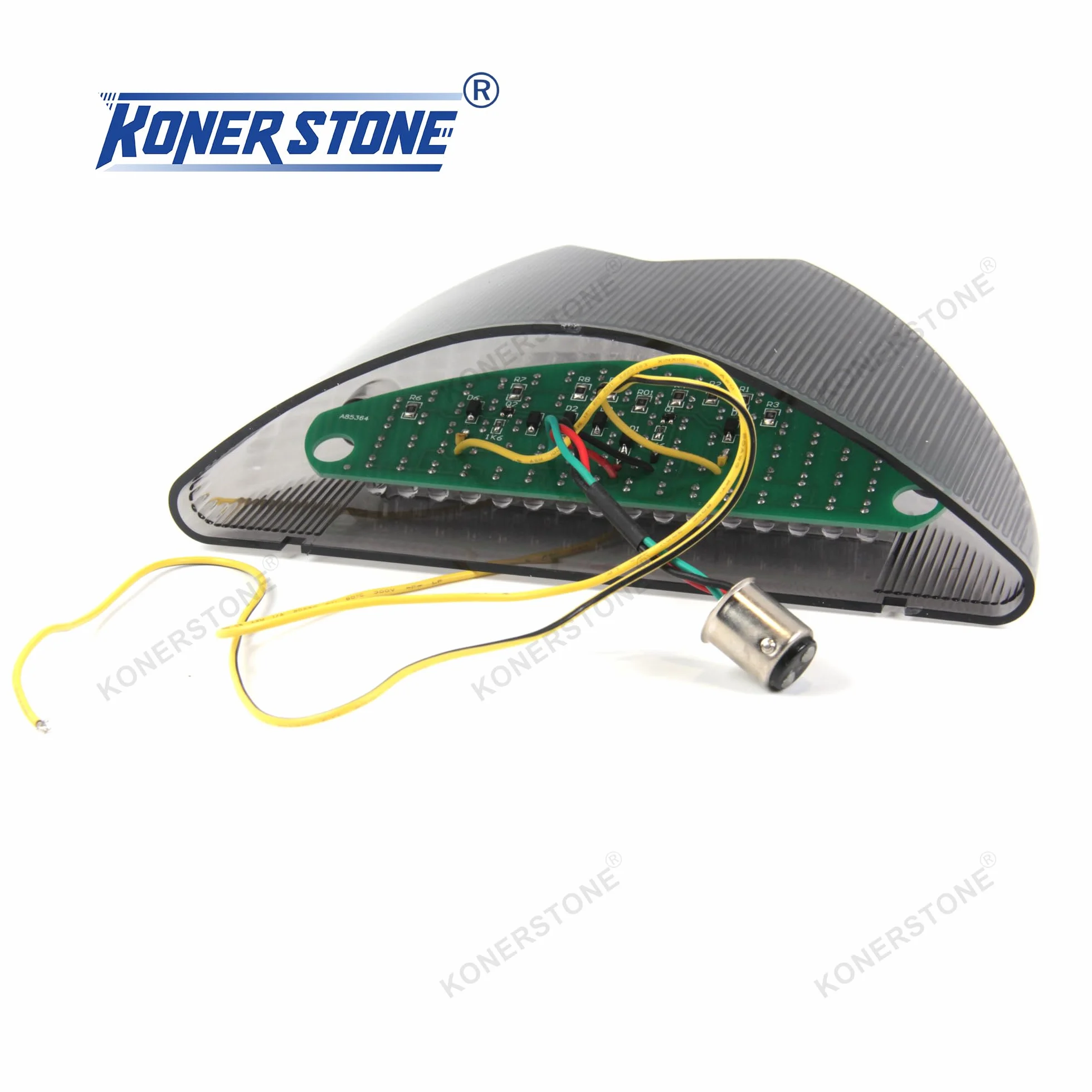 E-MARK - Luz trasera para BMW F650GS 2005 2006 / R1200GS 2004-2007, intermitente, luz trasera, accesorios de repuesto integrados para motocicleta F 650 GS 650 1200 GS650 GS1200 lente transparente