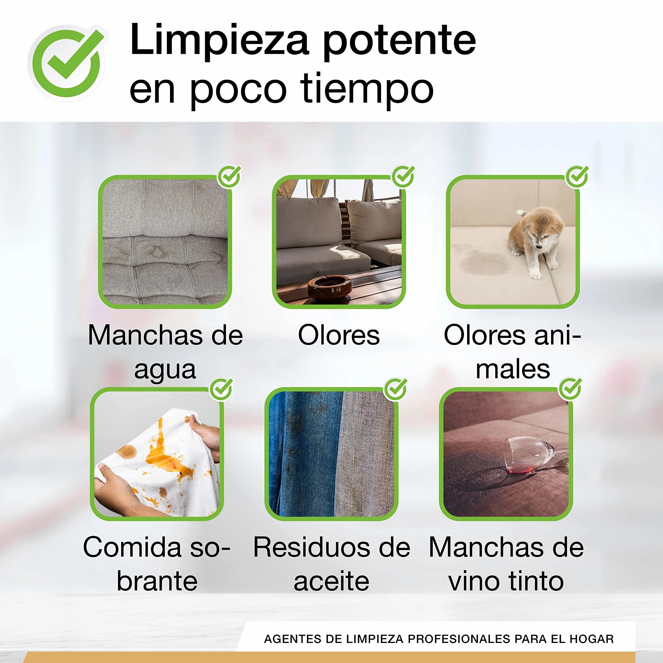 BiOHY Limpiador tapicerías (12 botellas de 1 litro) + Dosificador | Ideal para asientos de coche, sofás, colchones, etc. | También es adecuado para las lavadoras (Polsterreiniger)