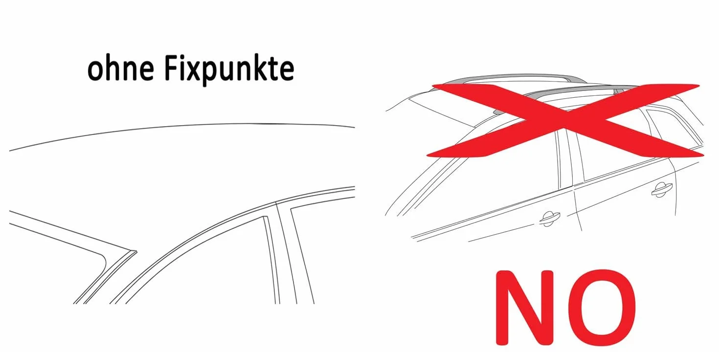 VDP Barras portaequipajes Tema + portaesquís/snowboard/soportes para esquís de aluminio, 4 pares de esquís compatibles con Nissan Leaf (Hatchback 5 puertas) 2010-2016
