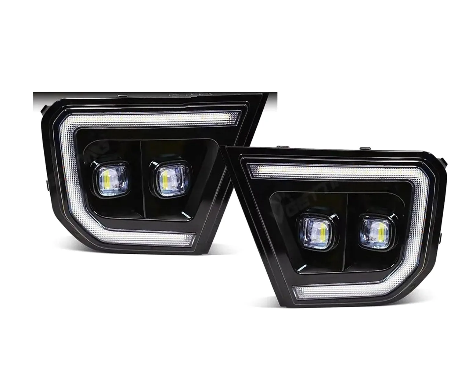 Luces Antiniebla Luz Niebla Para Ford Para Ranger Para Wildtrak 2022 2023 Luces Diurnas LED DRL Intermitentes Blancas Amarillas