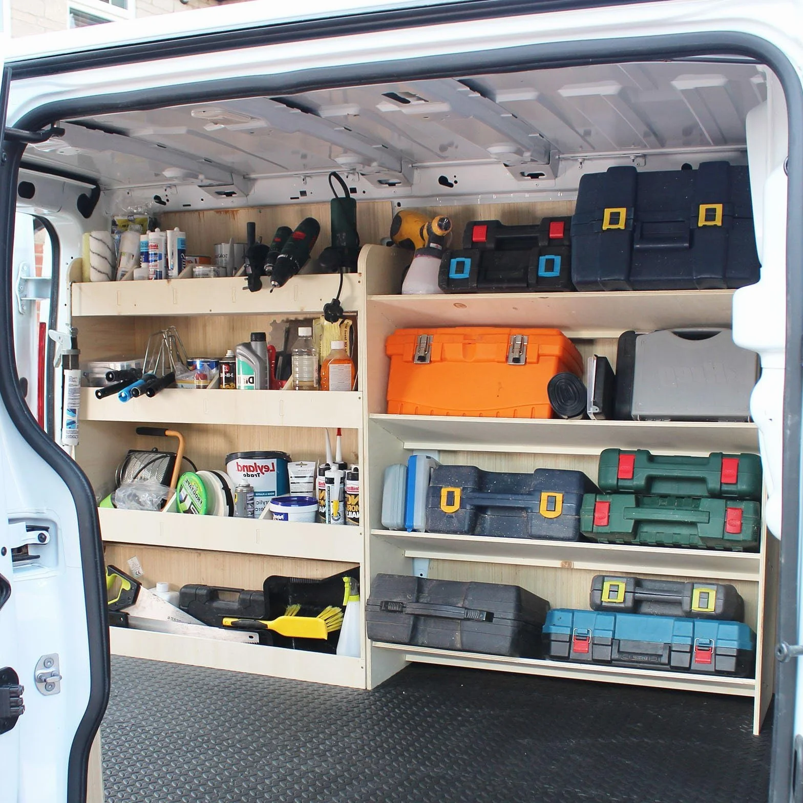 Vanify Estanterías para Furgonetas - Se Ajusta a FIAT Talento L1 2016+ Caja de Herramientas y estantería Trasera