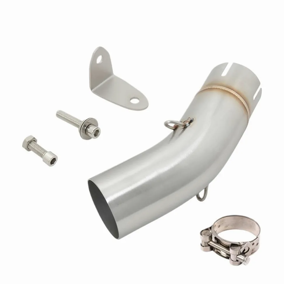 Deflectores Calor Escape Para S&uzuki G&sxS1000 G&sxS1000F 2015-2021 Tubo De Enlace Modificado De Escape De Motocicleta Silenciador De 51mm