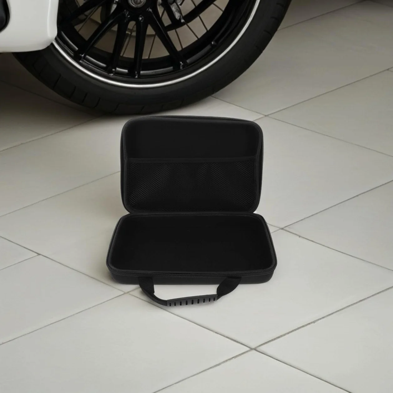 Ciieeo Bolsa Organizadora de Almacenamiento de Cables para Aspiradora de Coche, Estuche Rígido Eva 30x20x9 Cm, Portátil Prueba de Polvo, Adecuado para Viajes y Uso Diario en Automóviles