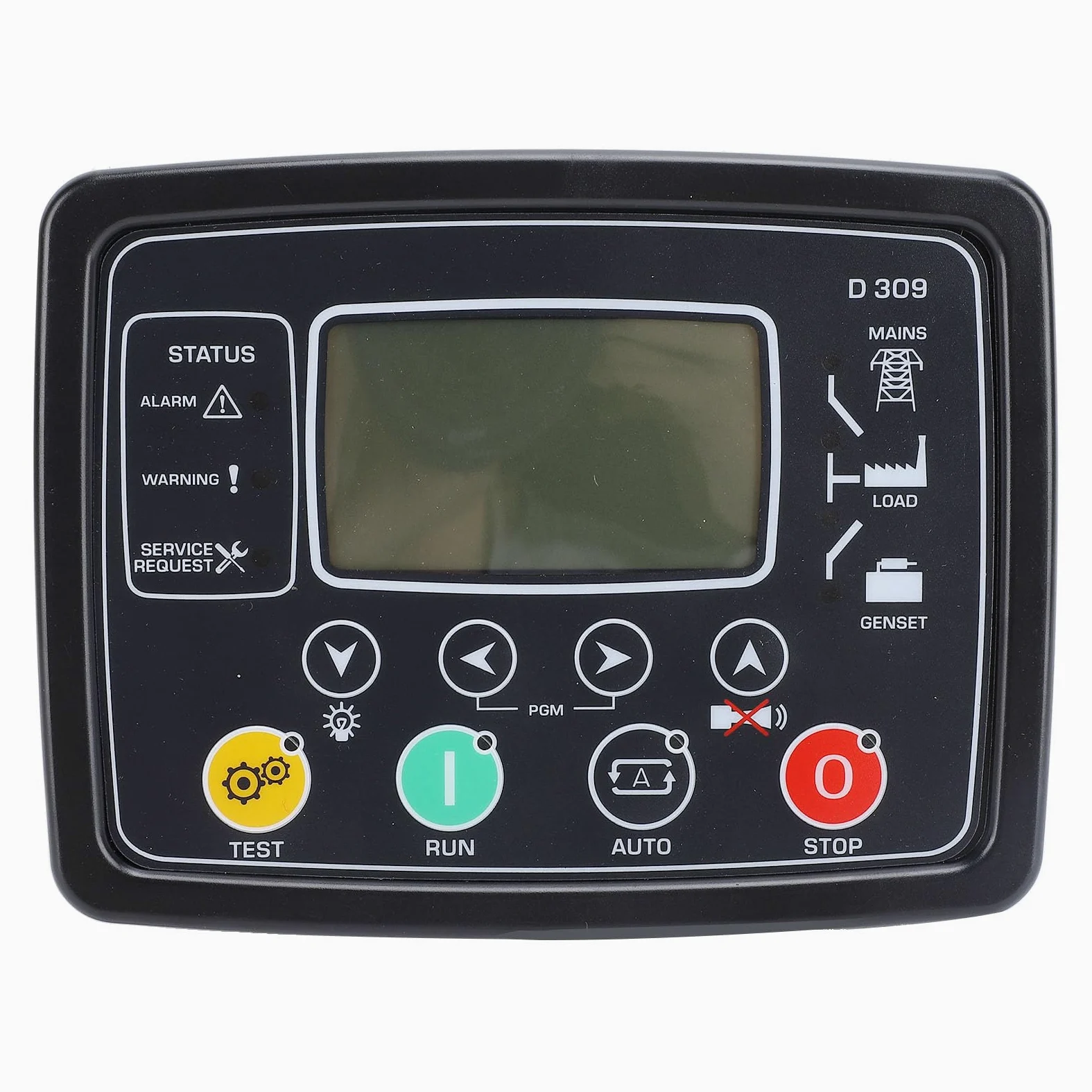 Panel de Control del Generador DKG309 Panel Controlador de Grupo Electrógeno Seguro y Duradero para de Alerta 8-36V
