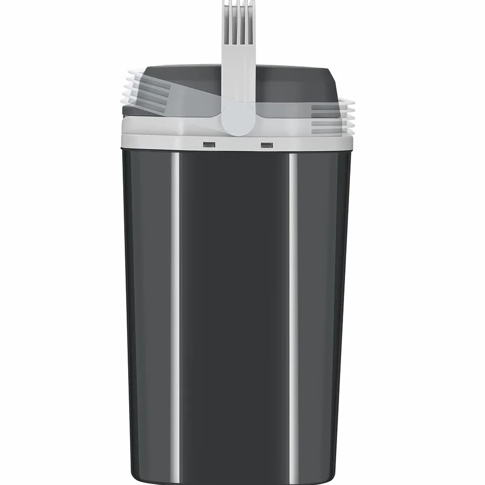 Nevera eléctrica portátil para coche de 24 litros, mini nevera con mango ergonómico, enchufe de 230 V y 12 V, modo frío y cálido, ideal para camión, coche, barco, camping, autocaravana