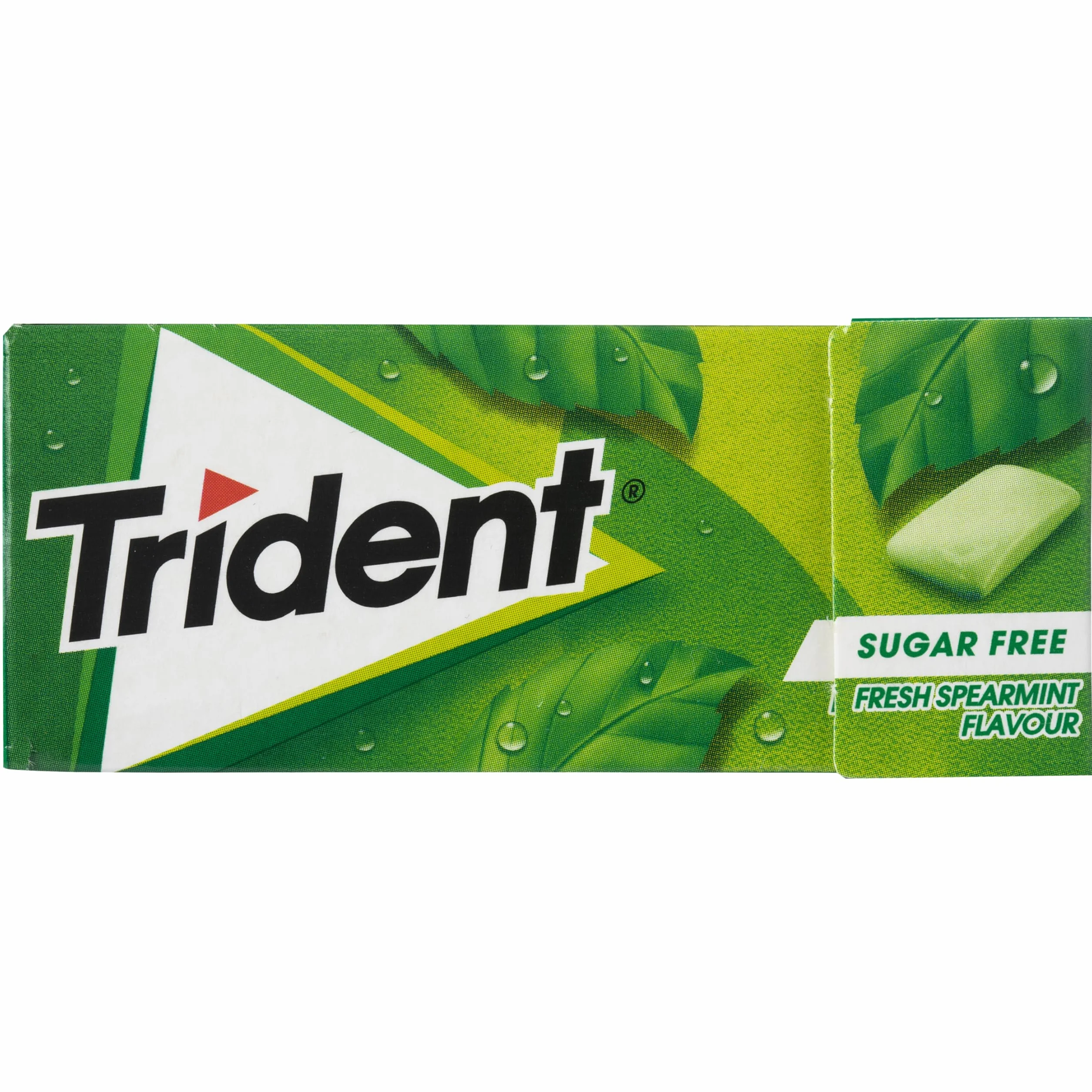Trident Chicles Grageas Hierbabuena Sin Azúcar, 4 envases