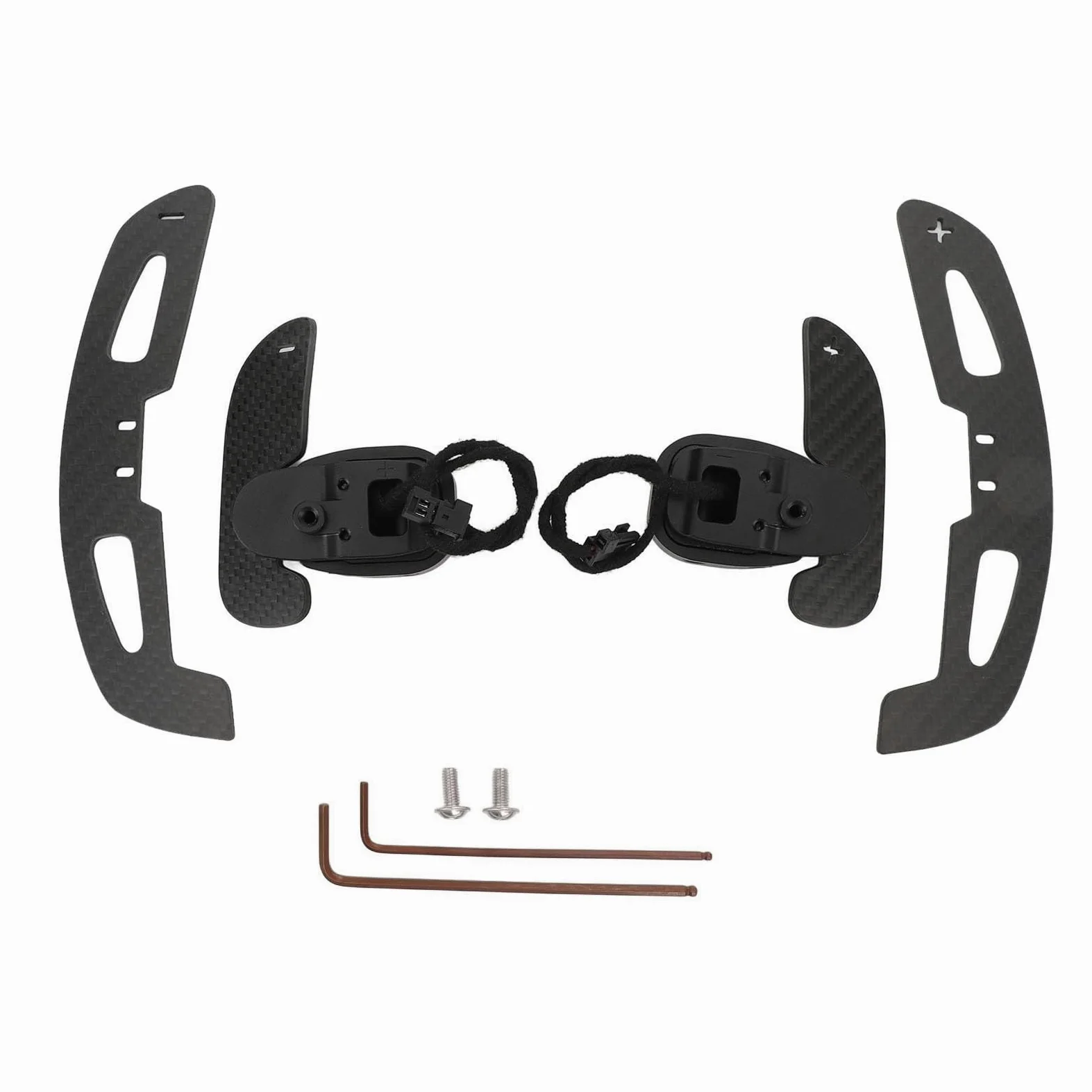 Paleta de del Volante, Paletas de Magnéticas de Aleación de Metal de Fibra de Carbono Seca de Acción Magnética, Paleta de de Fibra de Carbono con Patrón de Tejido Liso 1x1 para AMG C43 C63