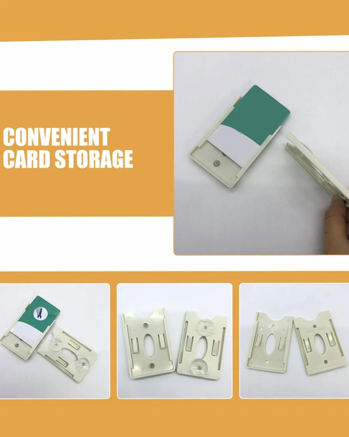 1 pieza Soporte de Tarjeta con Ventosa Gestión Vehículo Organizador de Permisos de Estacionamiento Titular de Tarjeta Rfid Pack,soporte de tarjetas para coche con ventosa (blanco)