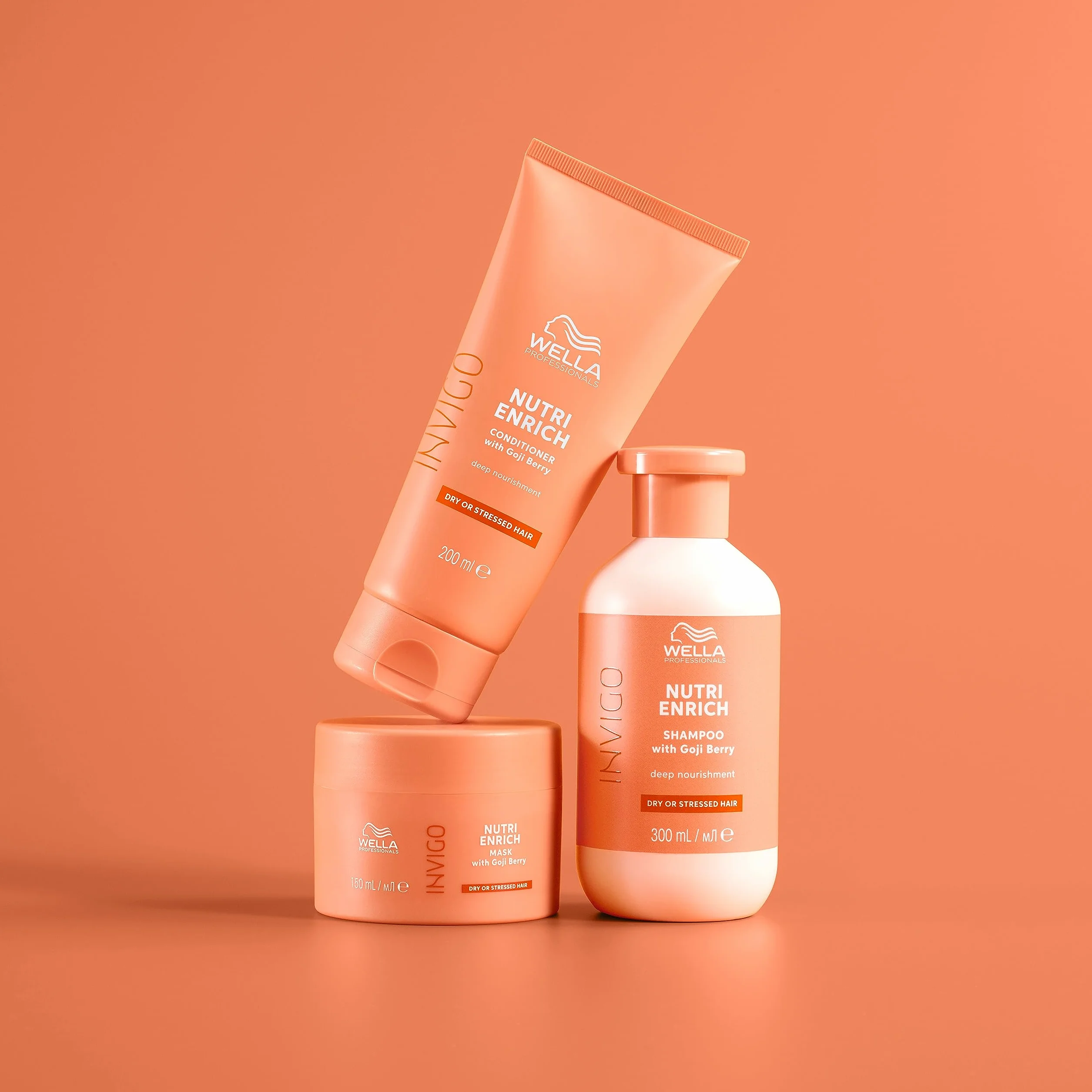 Wella Professionals Invigo Nutri-Enrich Mascarilla Nutrición e Hidratación Profunda Cabello Seco y Dañado Vitamina E