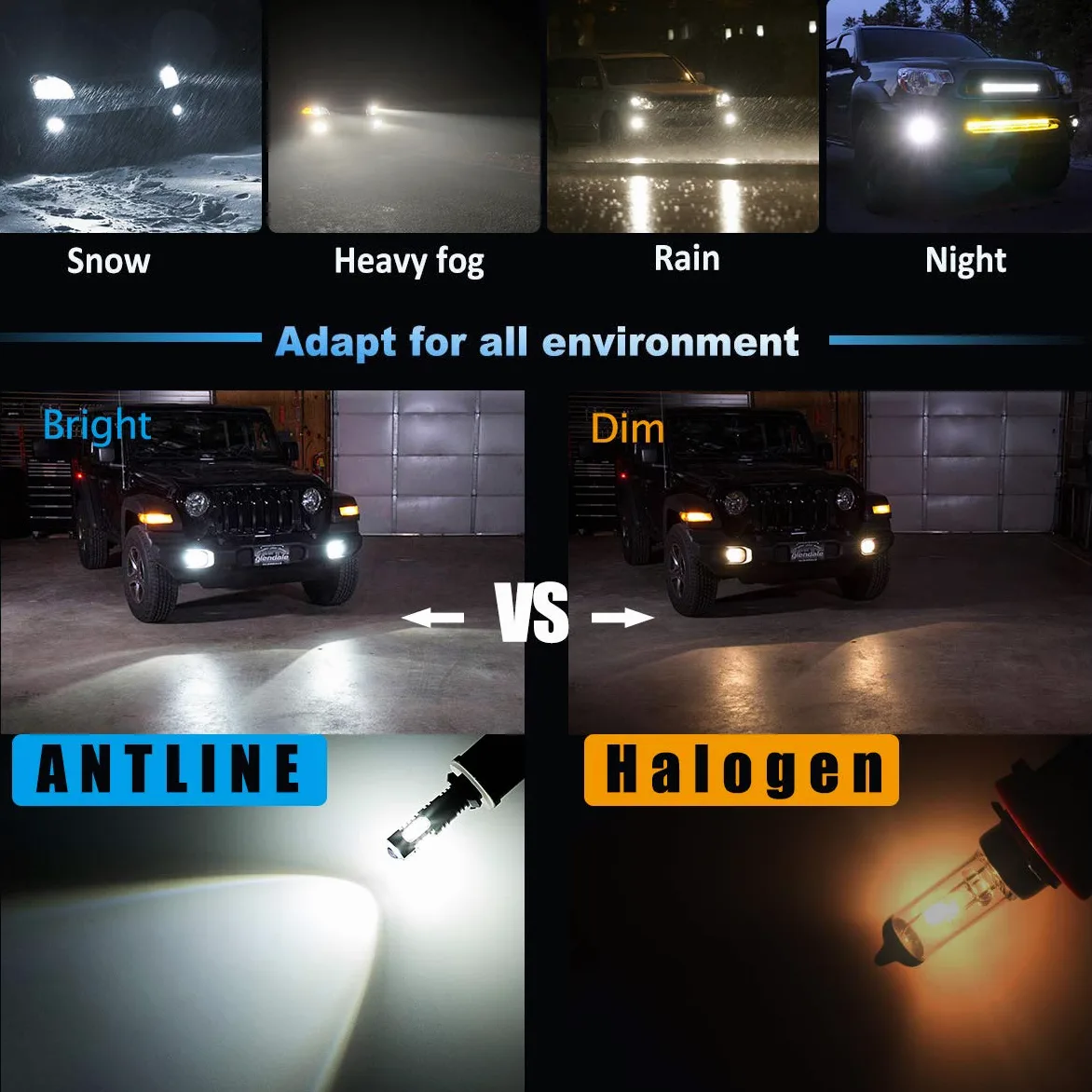 Antline 3157 1157 1156 7443 921 - Bombillas LED de repuesto para Coche, Luces de Marcha Atrás, Luces de Freno Traseras, Luces de Giro, Color Blanco