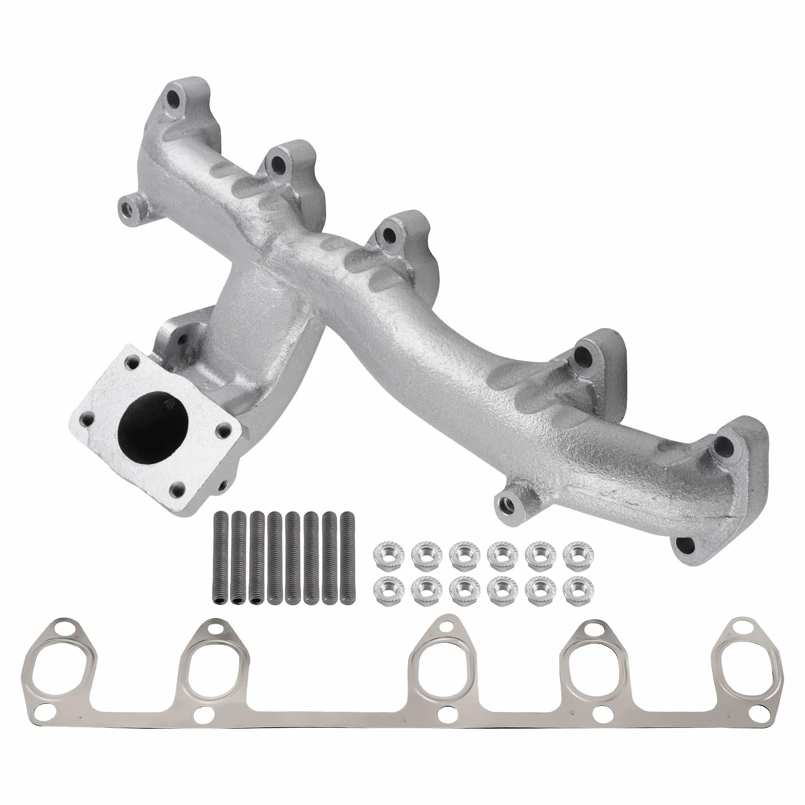 maXpeedingrods Colector de escape con kit de juntas para VW Crafter Bus Kasten