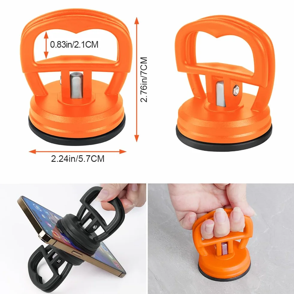 flintronic Ventosa para Reparador Arañazos Abolladuras Coche, 2 Piezas Ventosa para Coche Abolladuras, para ReparacióN de Abolladuras de Coche, Vidrio, Teléfonos Móviles, Azulejos