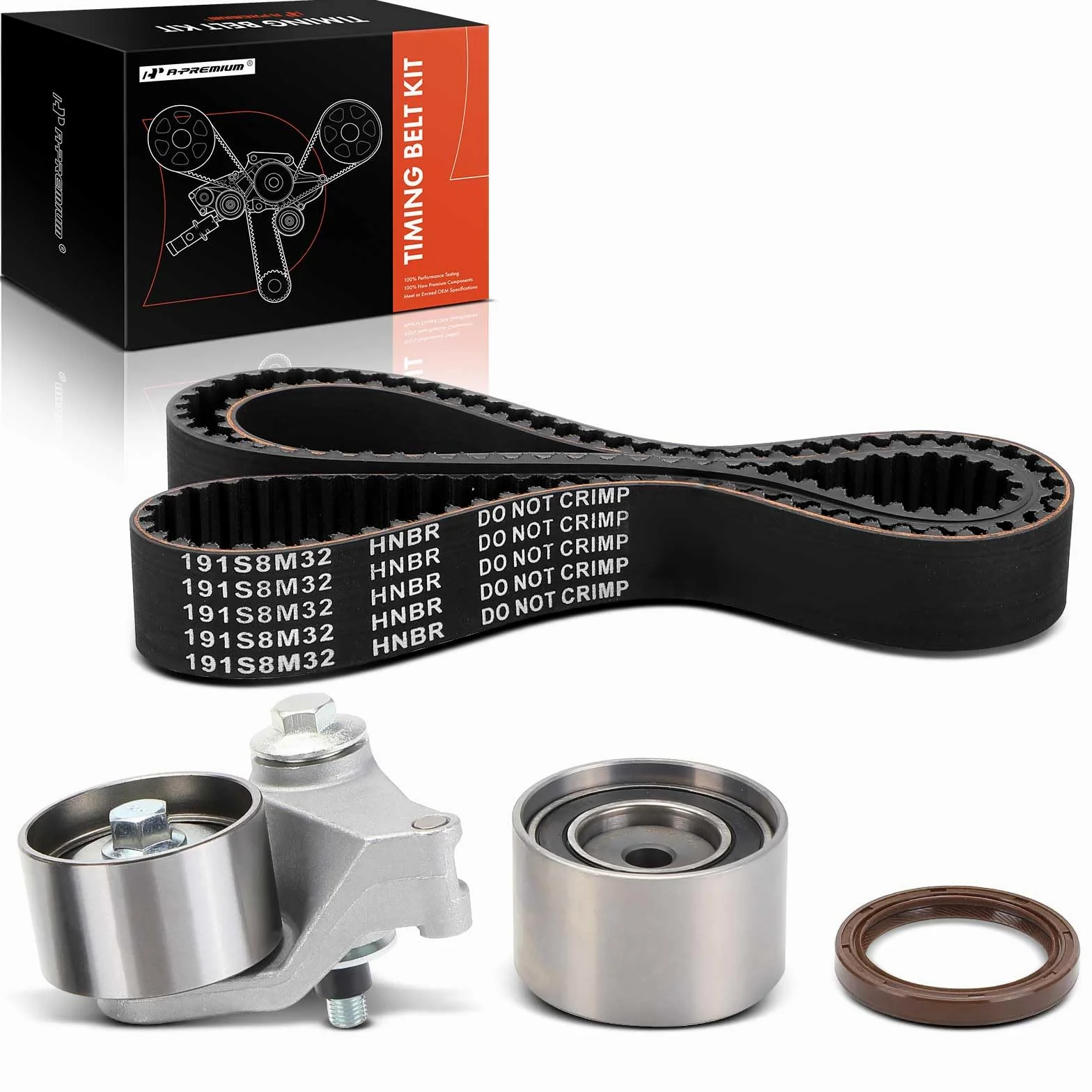 A-Premium Kit de correa de distribución del motor compatible con Honda, Acura e Isuzu | Passport 1998-2002, SLX 1998-1999, Amigo 1998-2000, Axiom 2002-2003, Rodeo 1998-2004, Rodeo Sport, Trooper, VehiCROSS