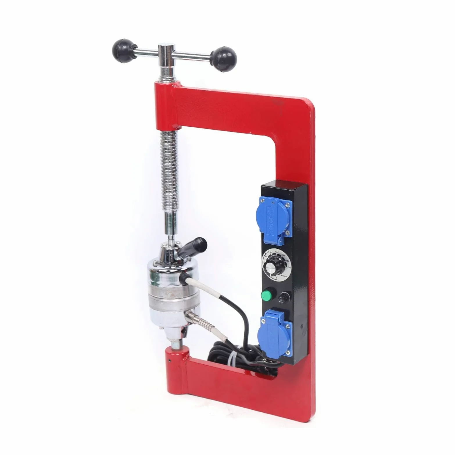 Máquina de vulcanización automática de neumáticos, herramienta de reparación de calefacción de 600 W con temporizador y control de temperatura para reparación de neumáticos