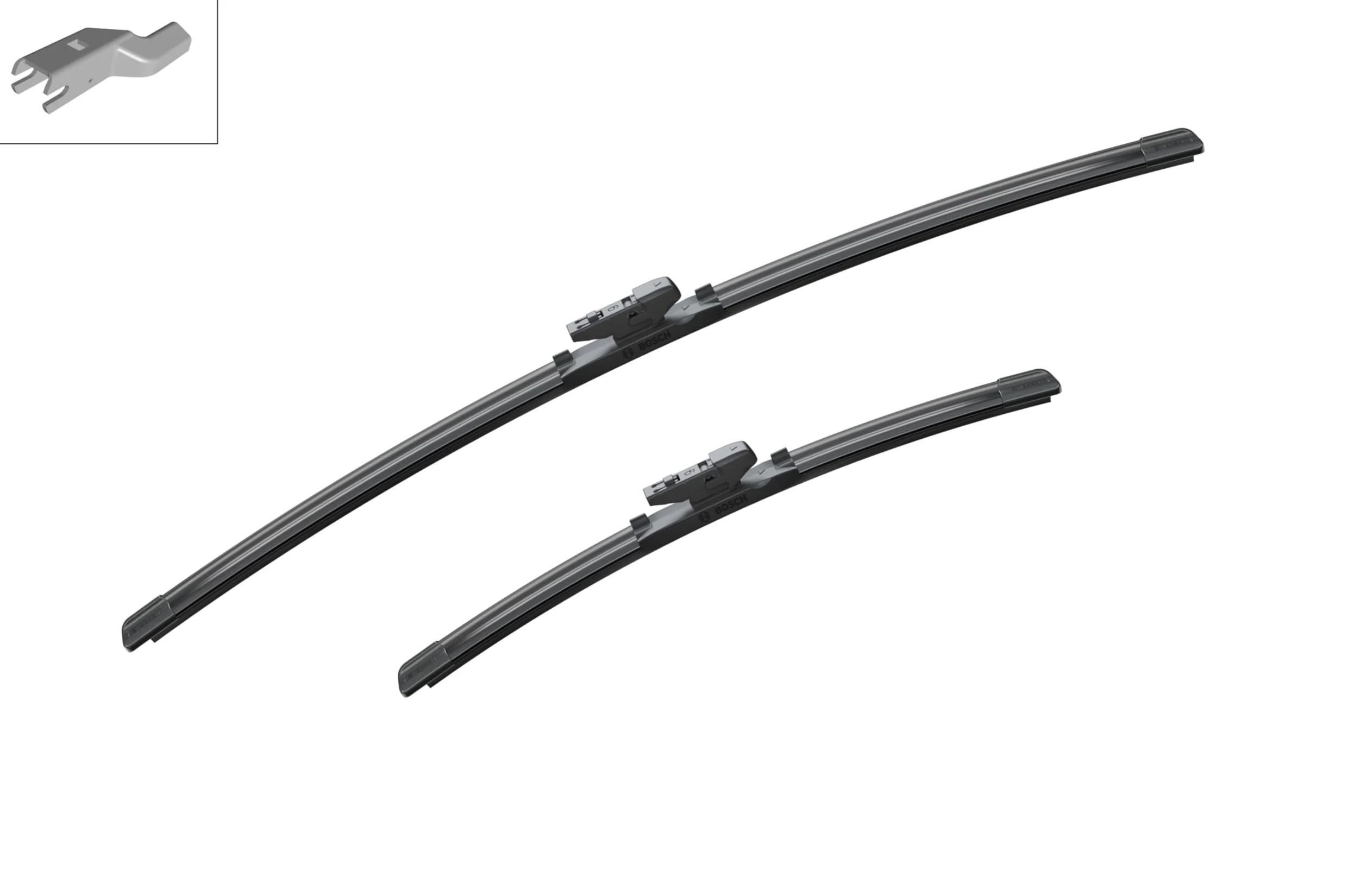 Escobilla limpiaparabrisas Bosch Aerotwin A157S, Longitud: 650mm/400mm − 1 juego para el parabrisas (frontal) - Válidas únicamente para vehículos con volante a la derecha (UK)