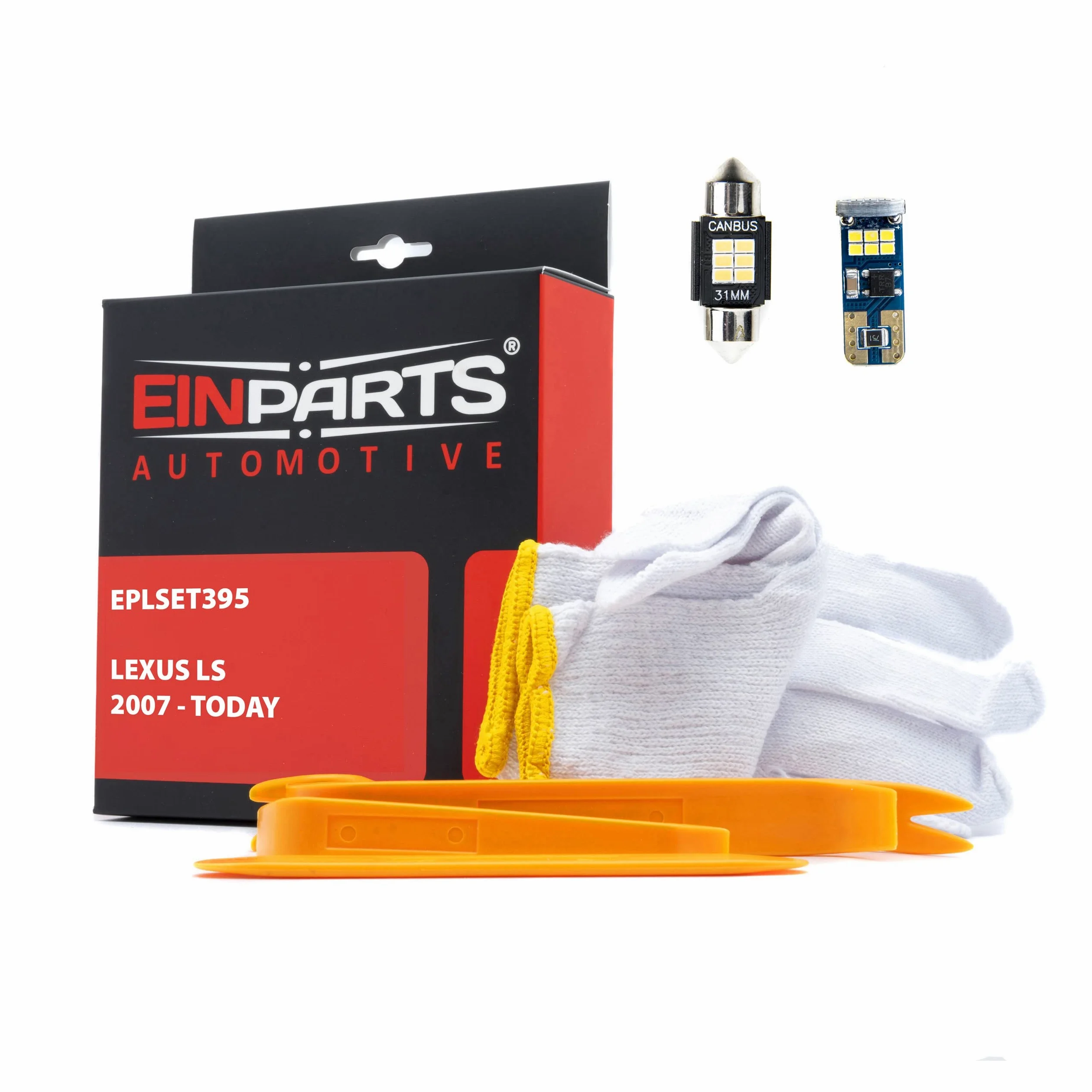 EinParts Juego de Bombillas LED para Coche, Sin errores Can-Bus, para interior de coche especifico para Lexus LS 2007-2017, 20 piezas